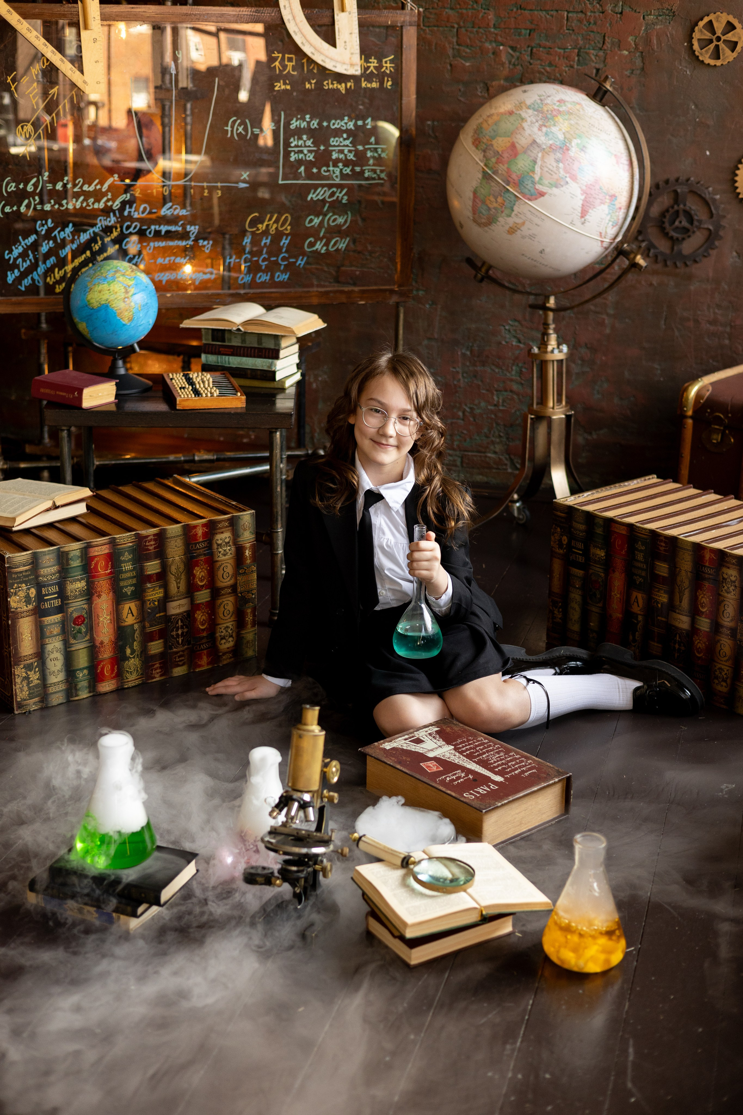 Фотосессия в лаборатории. Семейный фотограф в Москве Марина Петра