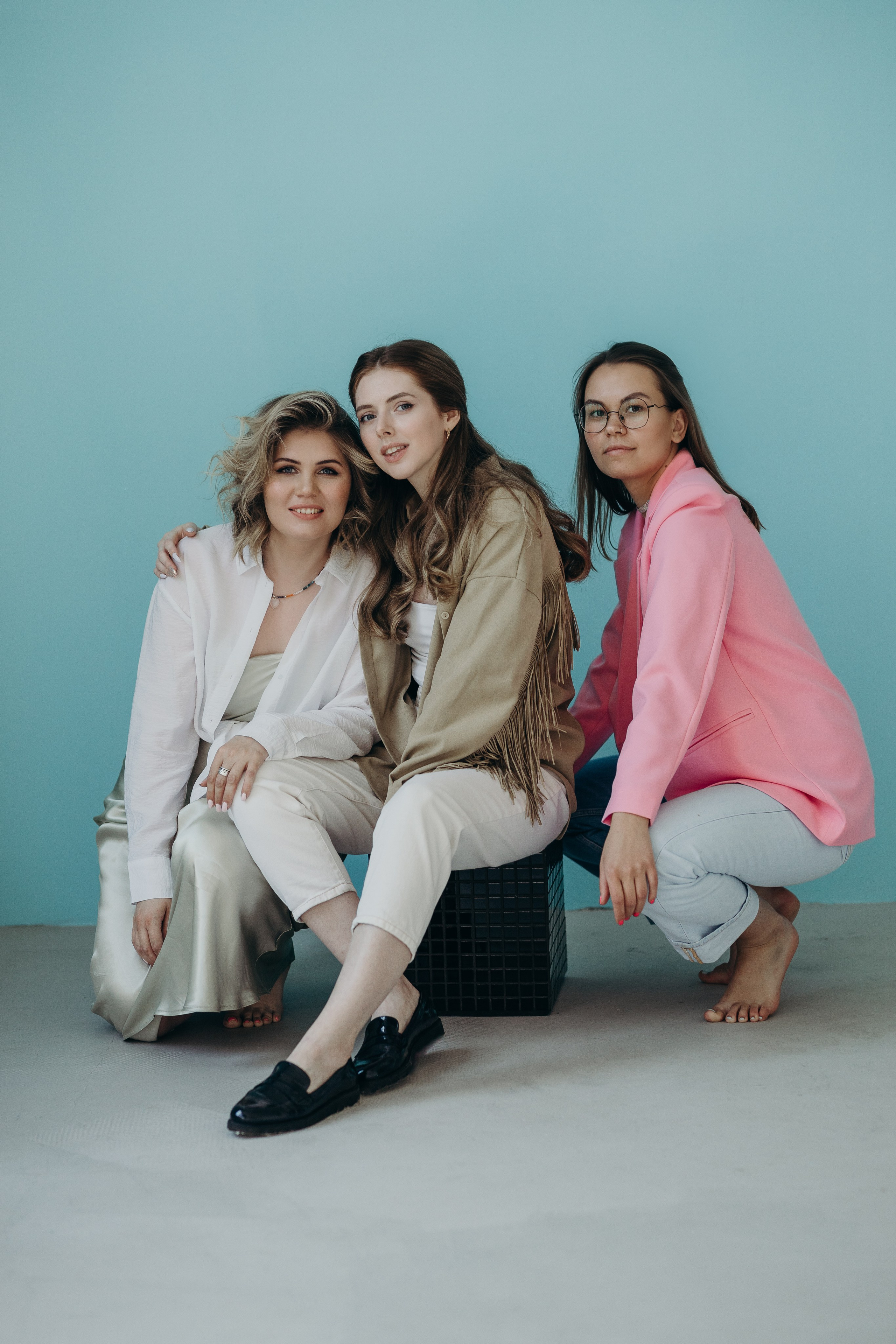 Лена, Катя и Юля. Фотограф Екатерина Заречнова