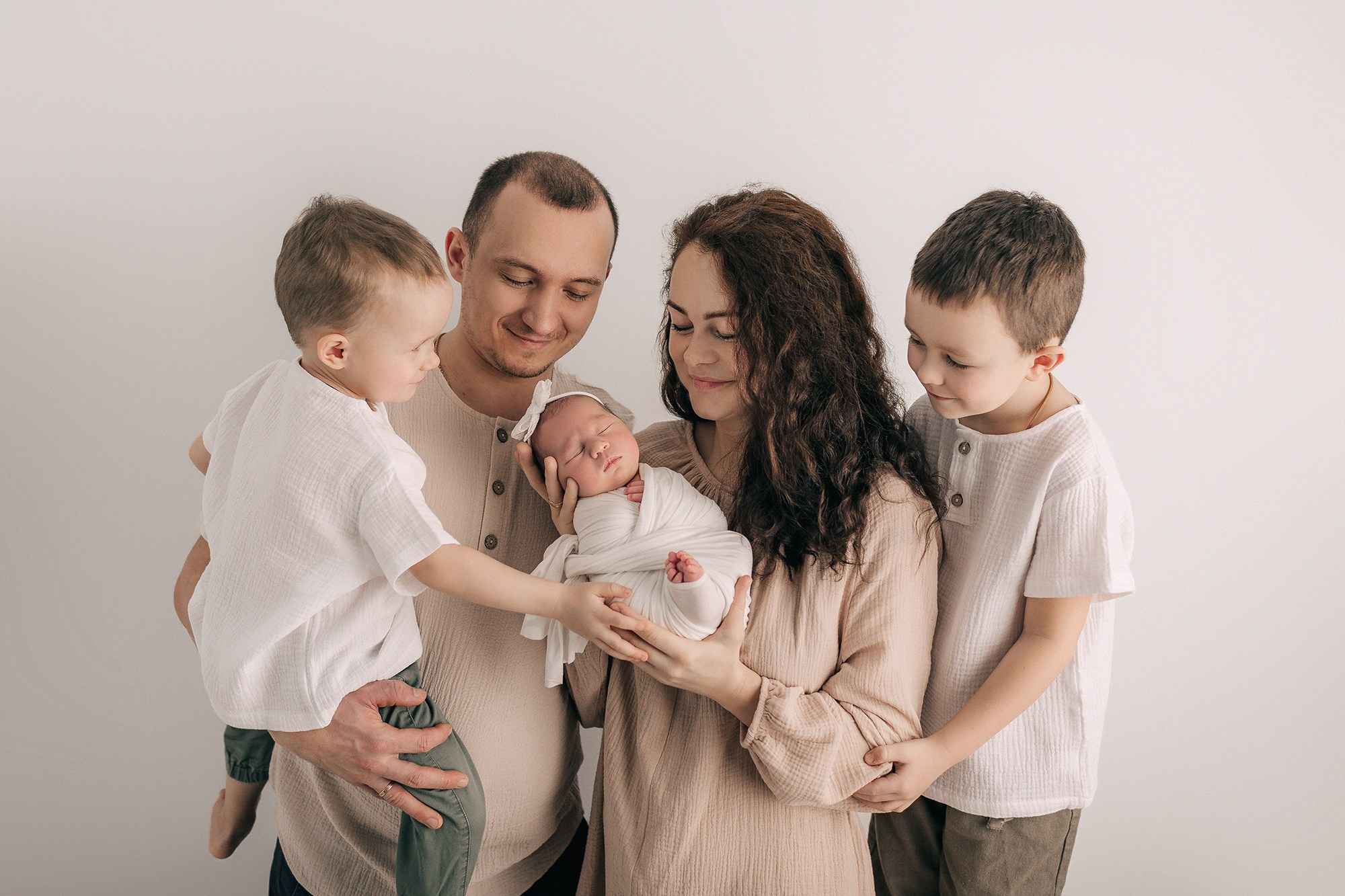 София 8 дней. Семейный фотограф новорождённых в Серпухове Юлия Новикова +79637785957