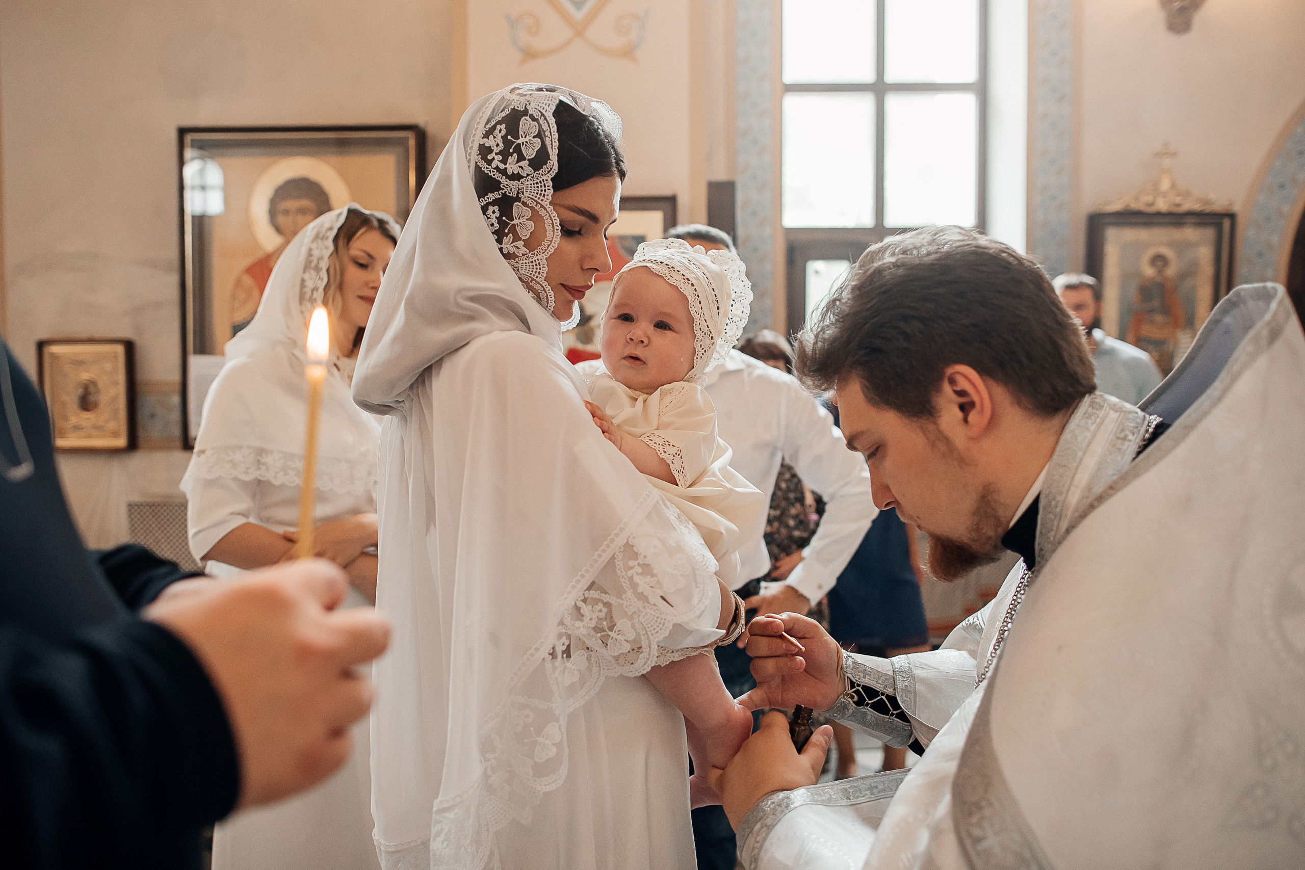 Крещение Мия. Гипнопсихолог, женский фотограф Ольга Парфентьева (Васанти)