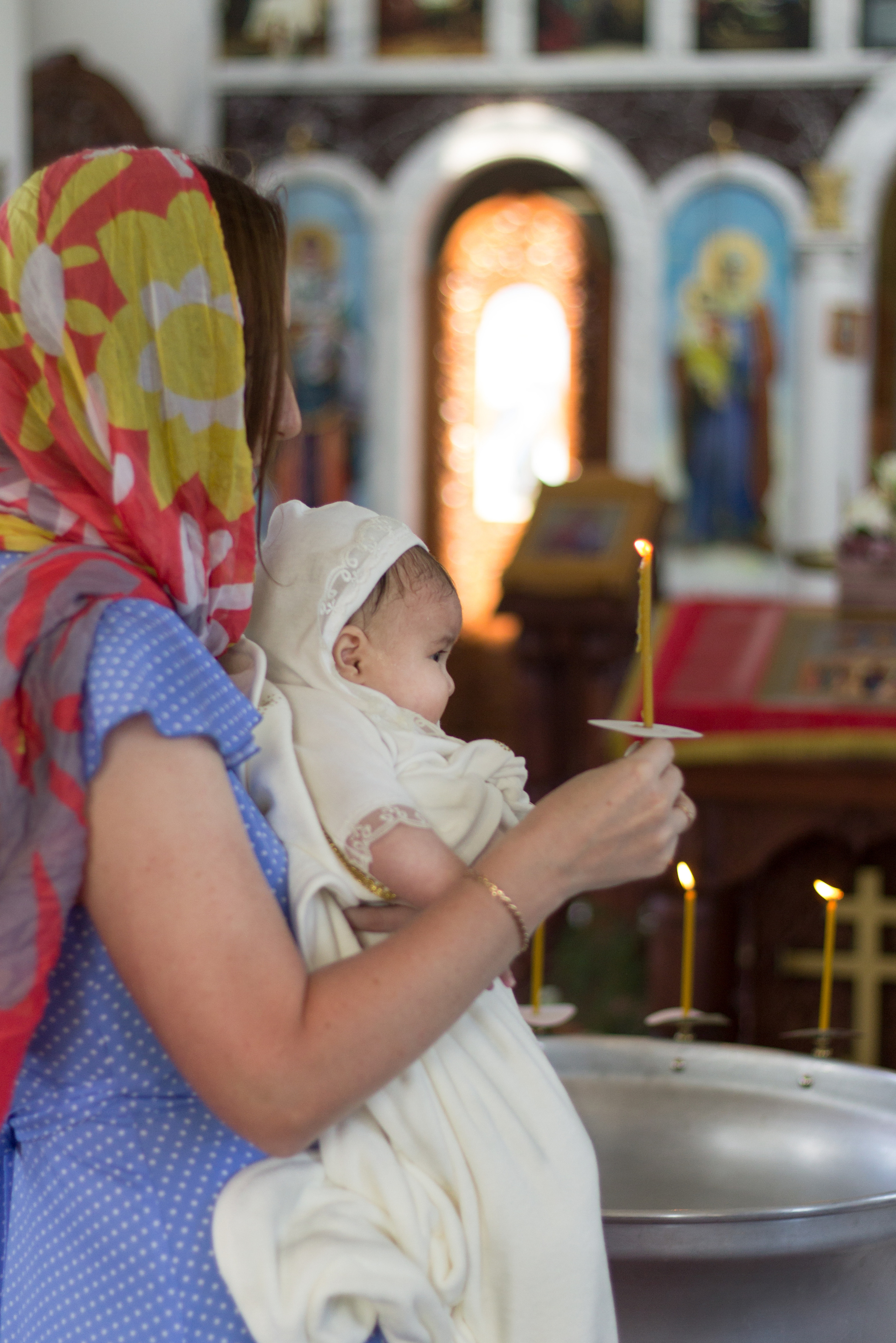 Таинство Крещения Ксении. Семейный и детский фотограф в Крыму Анна Фурса