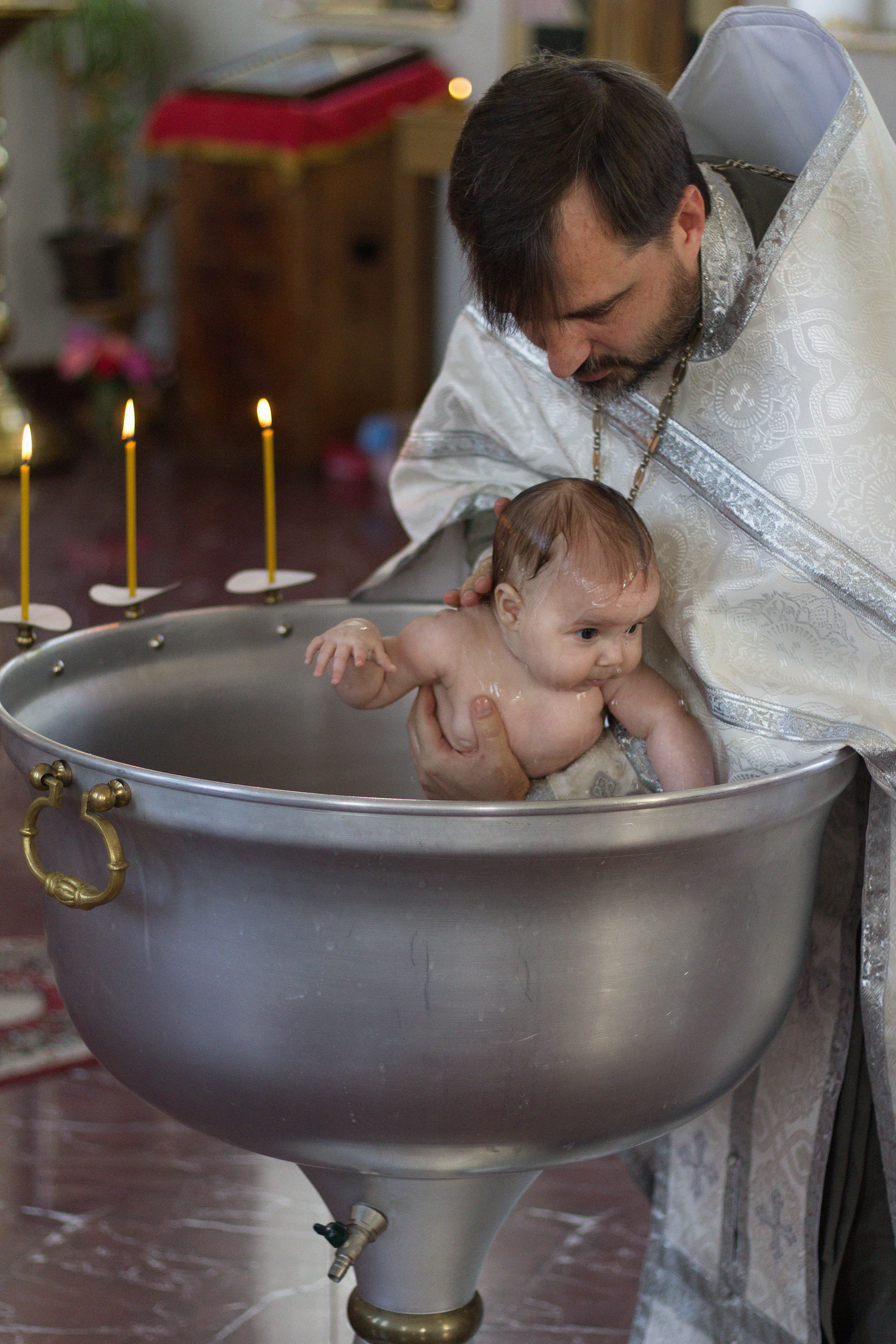 Таинство Крещения Ксении. Семейный и детский фотограф в Крыму Анна Фурса