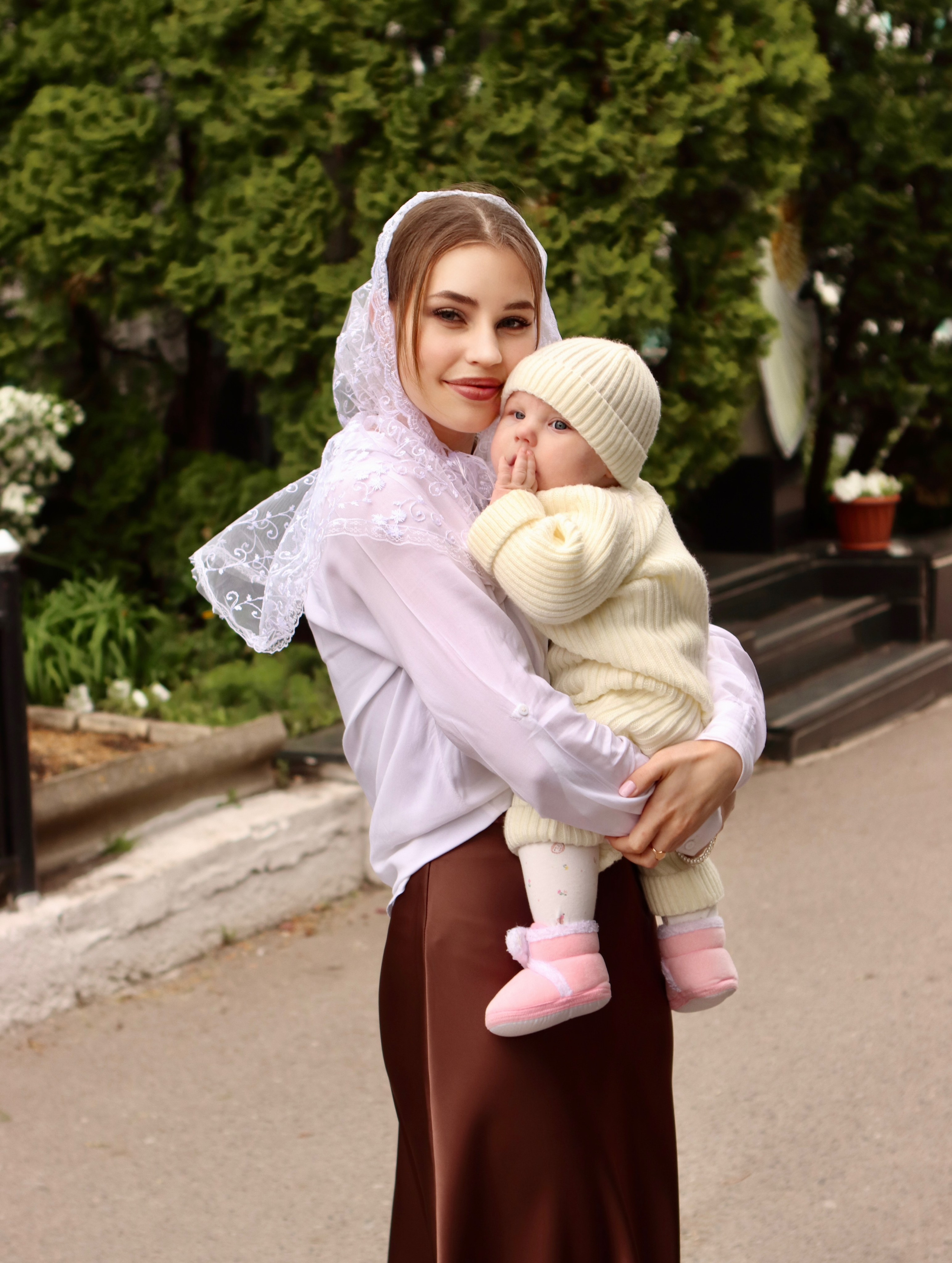 Анастасия и Вадим — крещение Виктории. Фотограф в Курске Смирнов Евгений