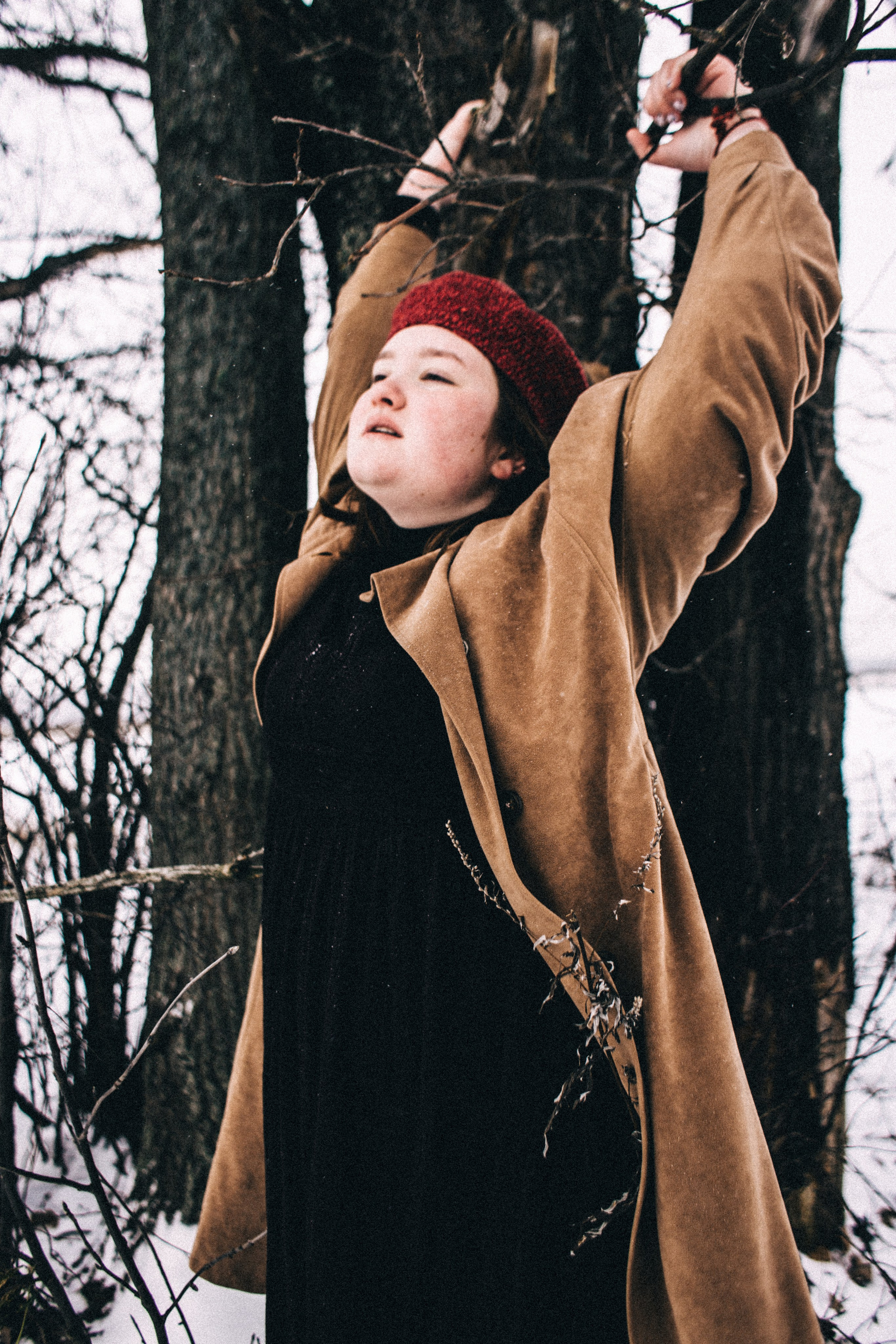 Олеся. Зимнее поле. Фотограф в Нижнем Новгороде