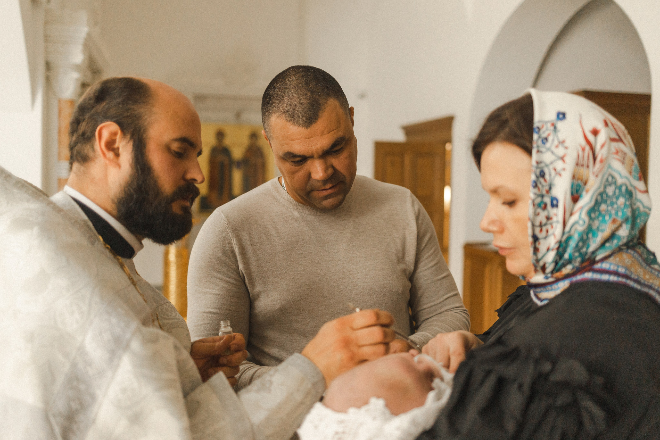 Крещение Стефании. Семейный фотограф в Москве