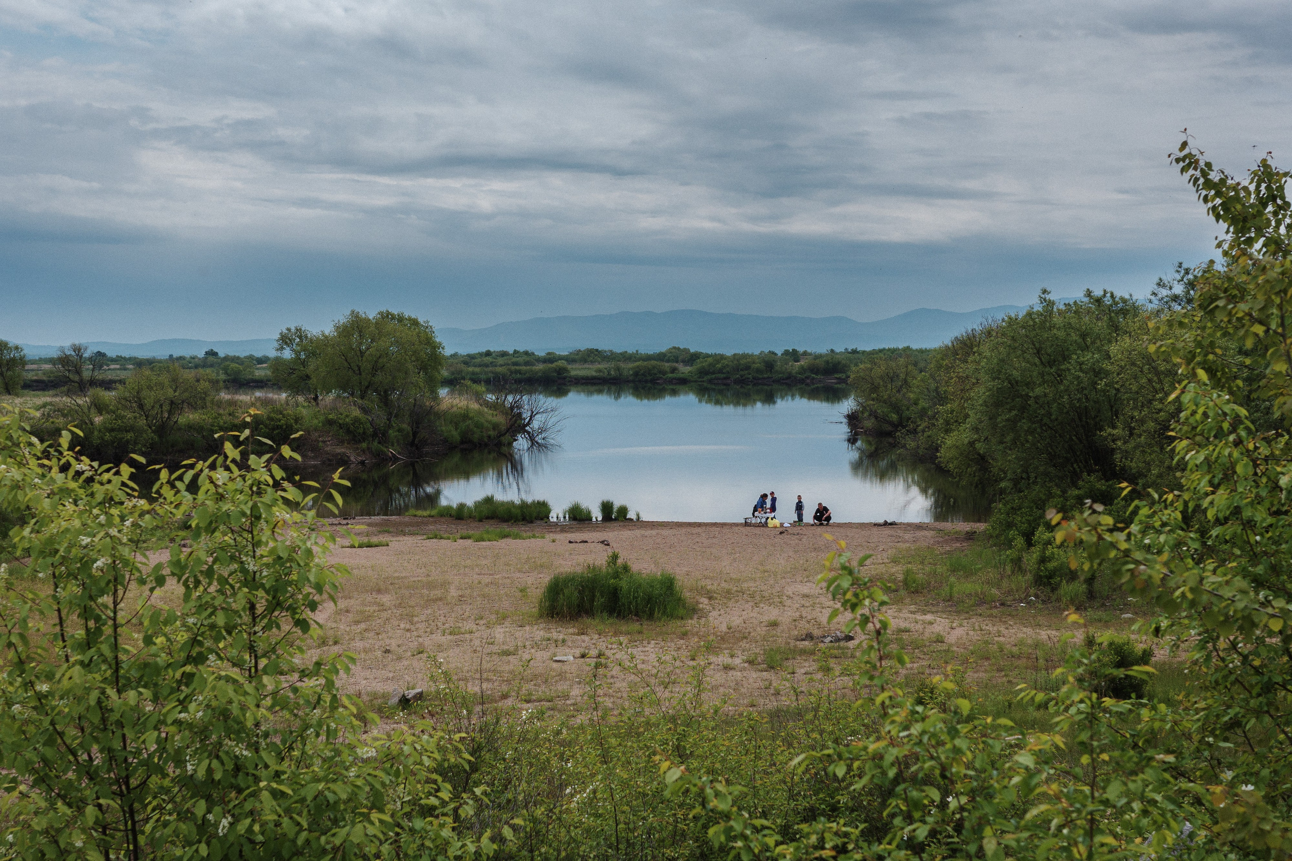 С Димой Уссурийский остров. Фото журналист