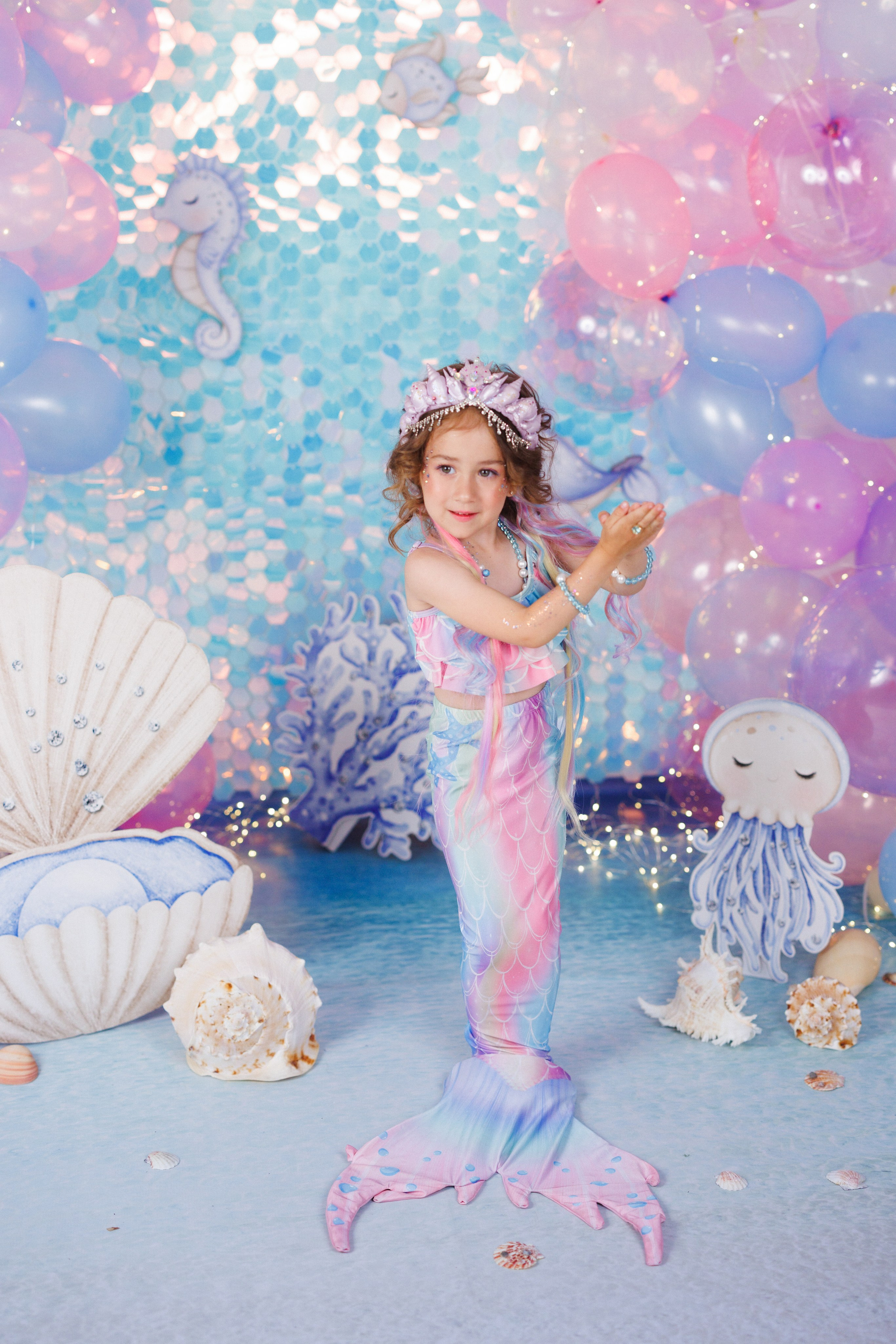 Детская фотосессия в образе «РУСАЛОЧКА», город Краснодар. Семейный и детский фотограф в Краснодаре Анна Трашкова