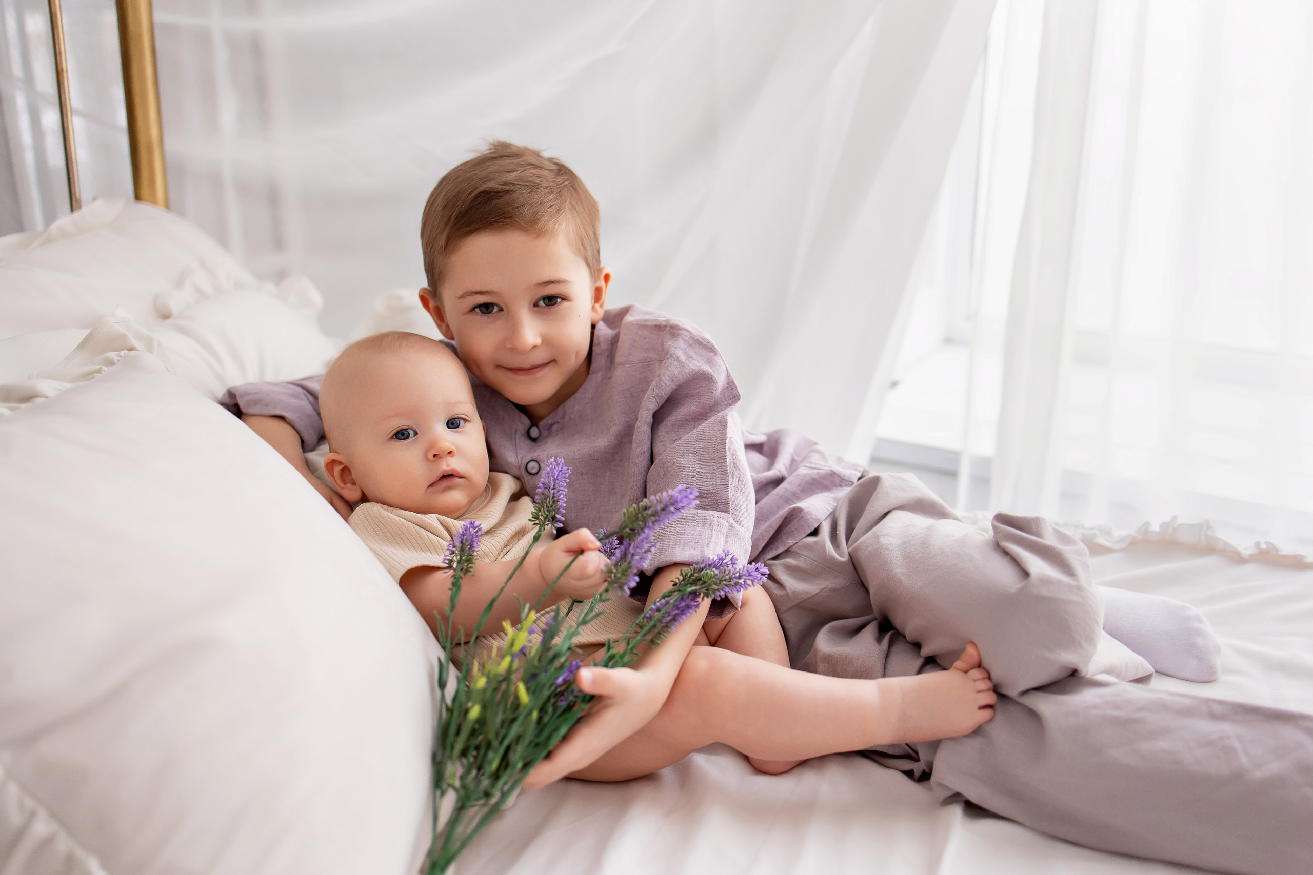 Мария, Саша и Леша. Семейный и детский фотограф Оля в Тюмени