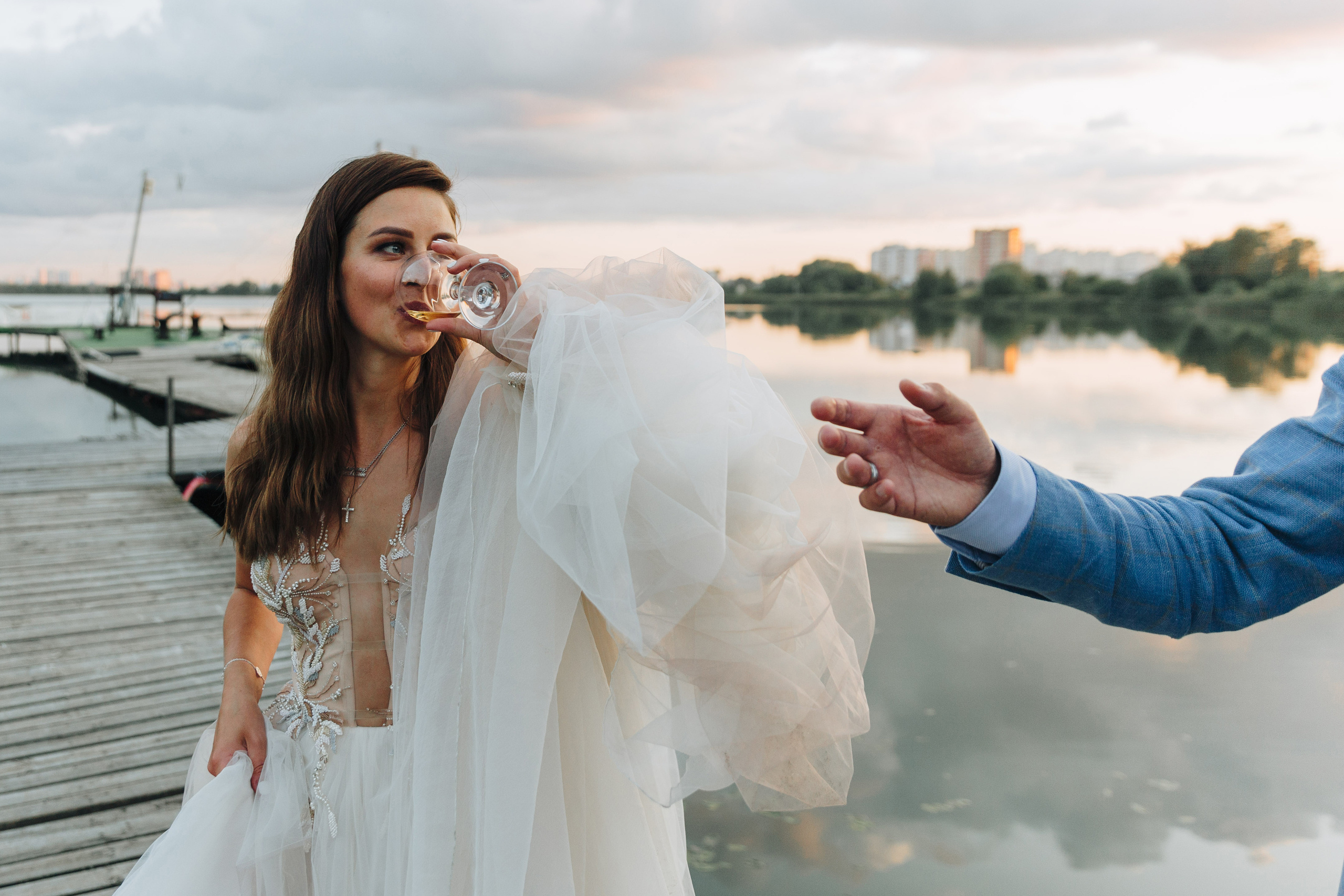 Через небо сердцам перестукиваться. Свадебный фотограф в Москве Кристина Засухина