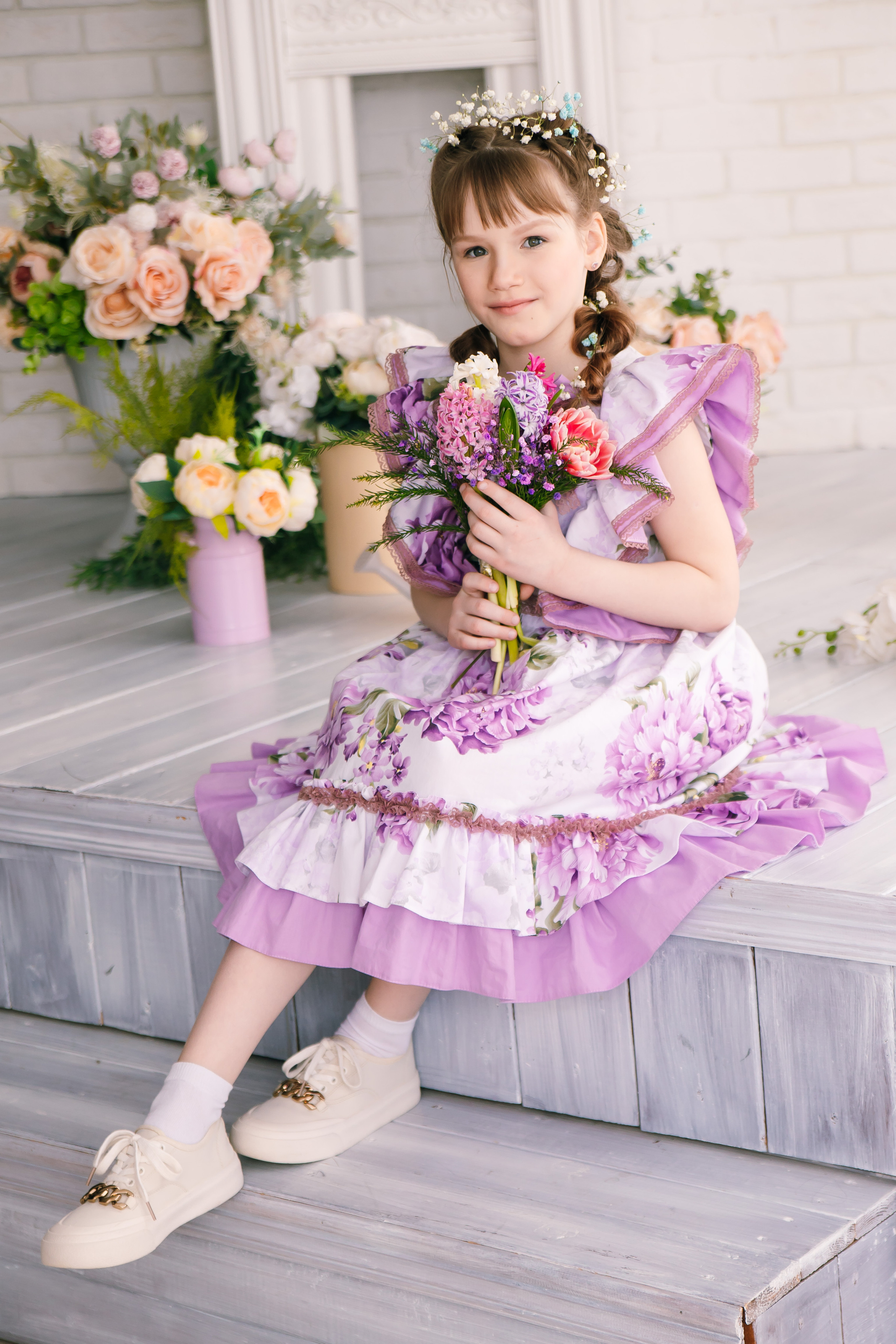 Фотосессия для бренда авторских детских платьев. Свадебный, семейный фотограф, контент съёмка. Екатеринбург. Елена Граф