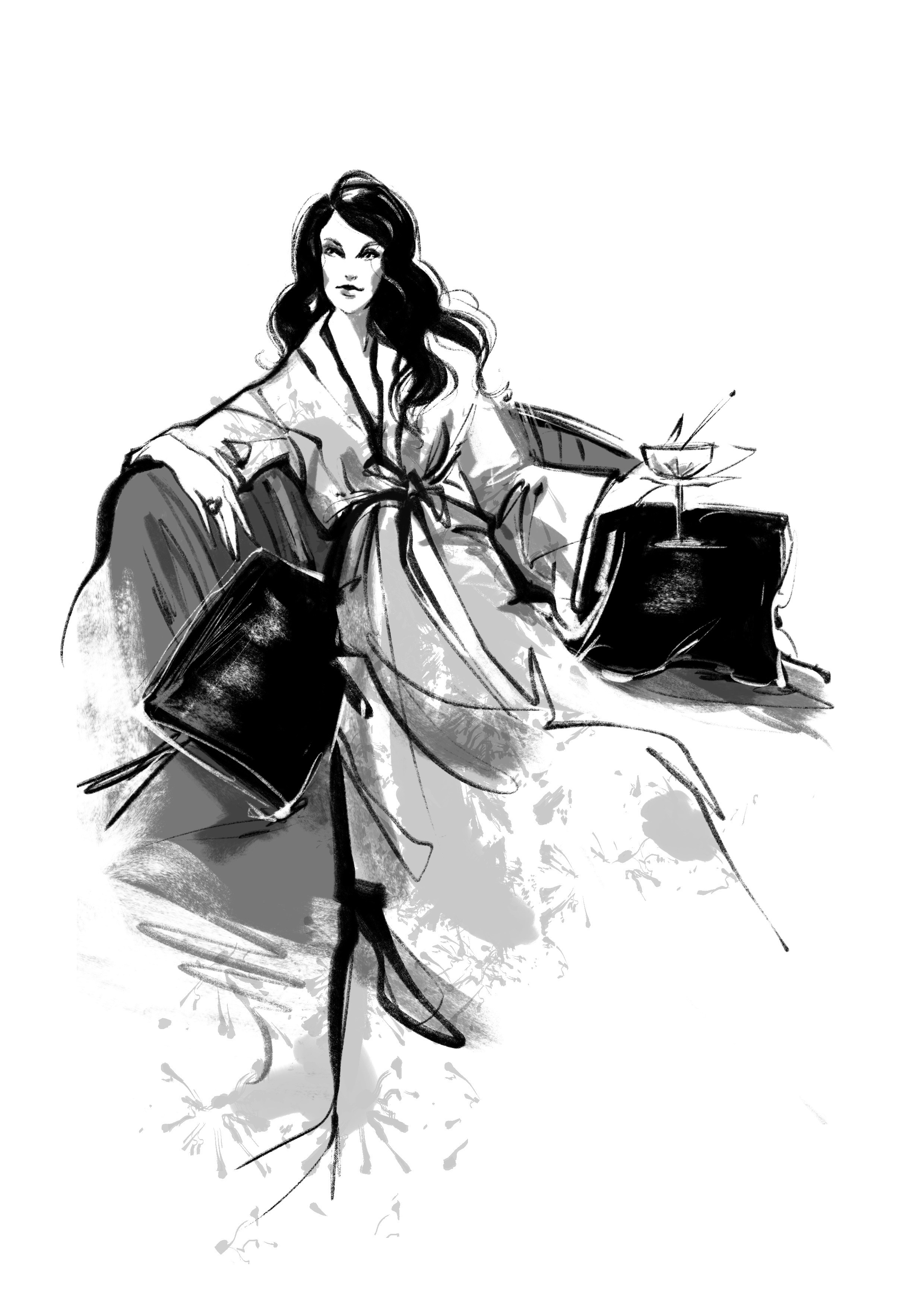 Черное и белое | Портфолио | Коммерческий иллюстратор | Юлия Кученко. Коммерческий иллюстратор | Юлия Кученко