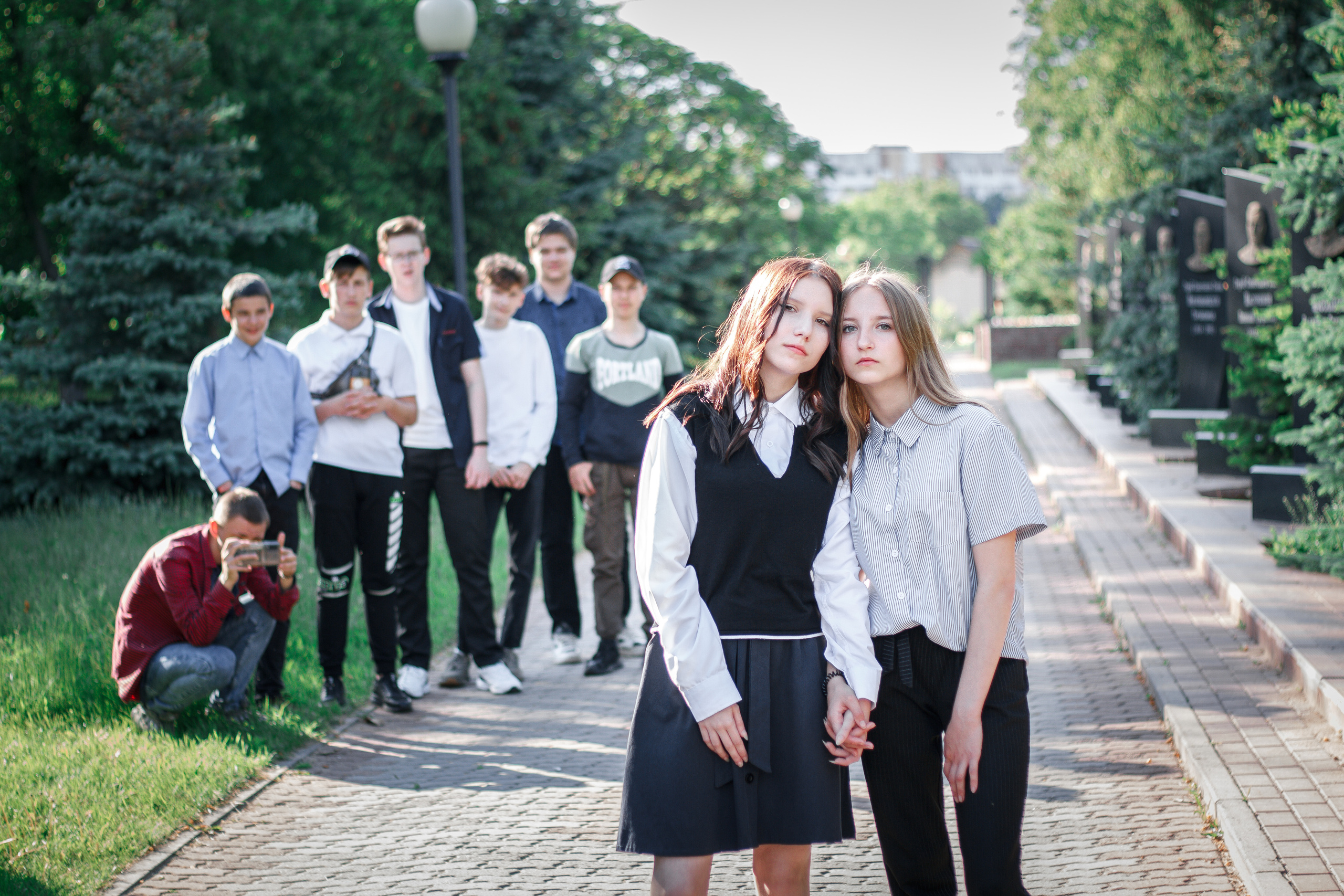 ✓ Выпускные съемки. Фотограф Юрий Якименко. Школьный, семейный и свадебный фотограф в Гоме