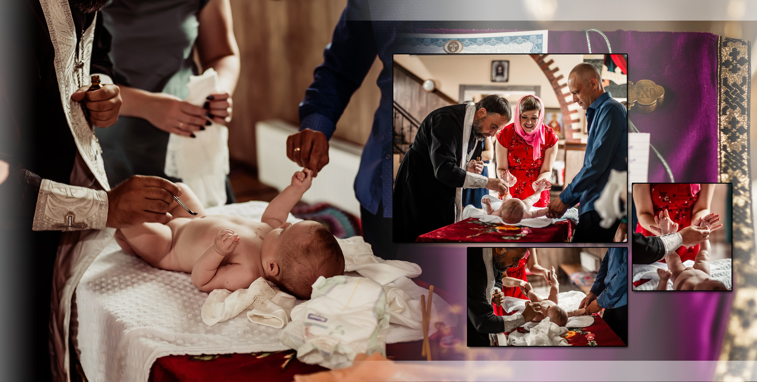 ✓ Фотокнига " Крещение Марьяны». Фотограф Юрий Якименко. Школьный, семейный и свадебный фотограф в Гоме