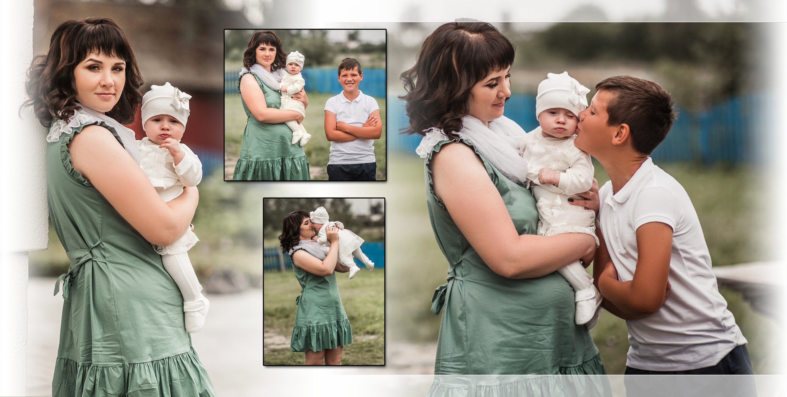 ✓ Фотокнига " Крещение Марьяны». Фотограф Юрий Якименко. Школьный, семейный и свадебный фотограф в Гоме