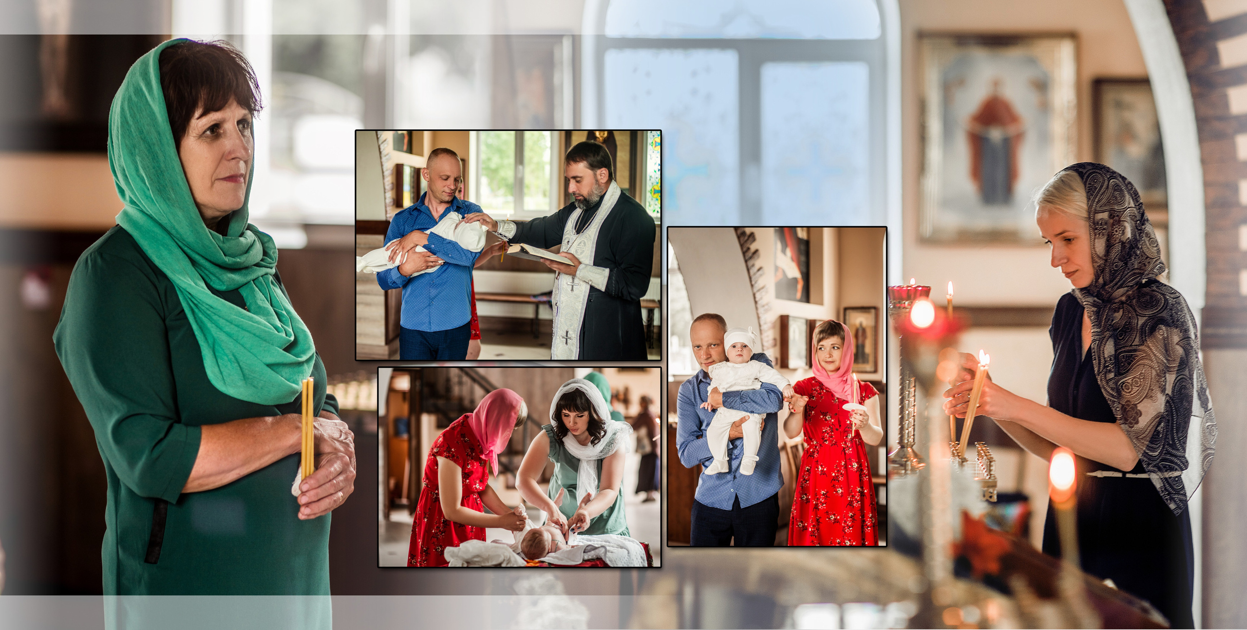 ✓ Фотокнига " Крещение Марьяны». Фотограф Юрий Якименко. Школьный, семейный и свадебный фотограф в Гоме