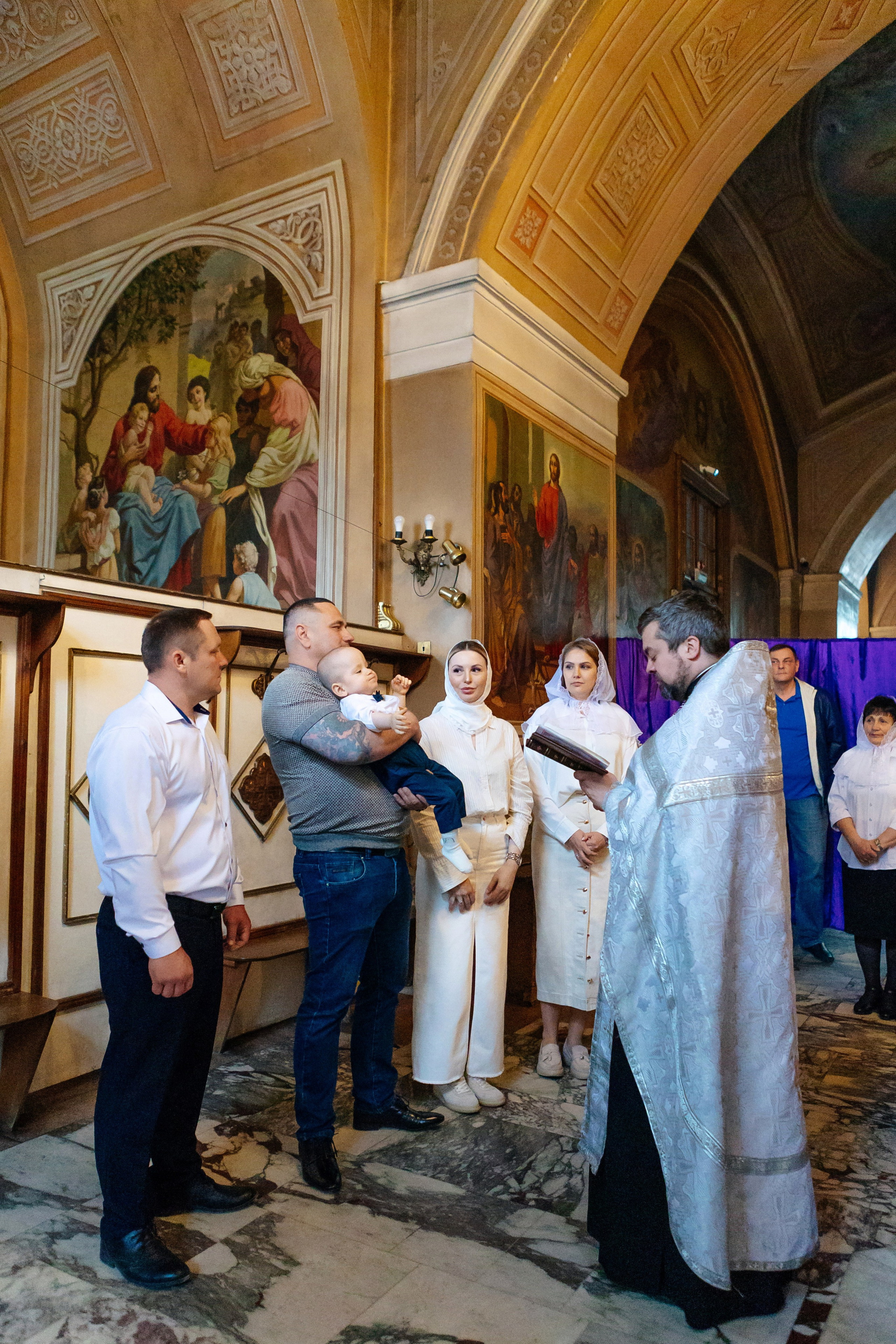 Крещение Даниила. Семейный и детский фотограф в Москве Александра Мак