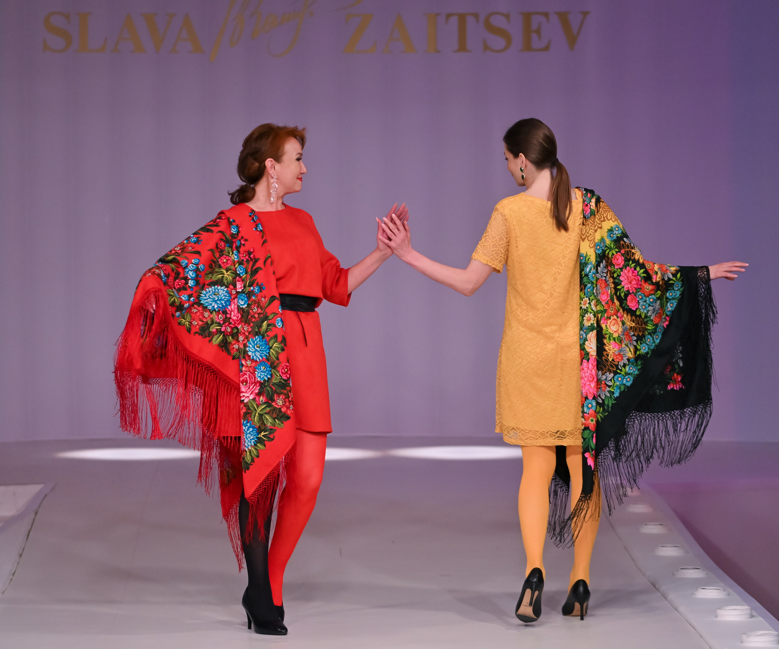 Показ в доме моды В.Зайцева. Коллекционер и искусствовед Олеся Ястребова