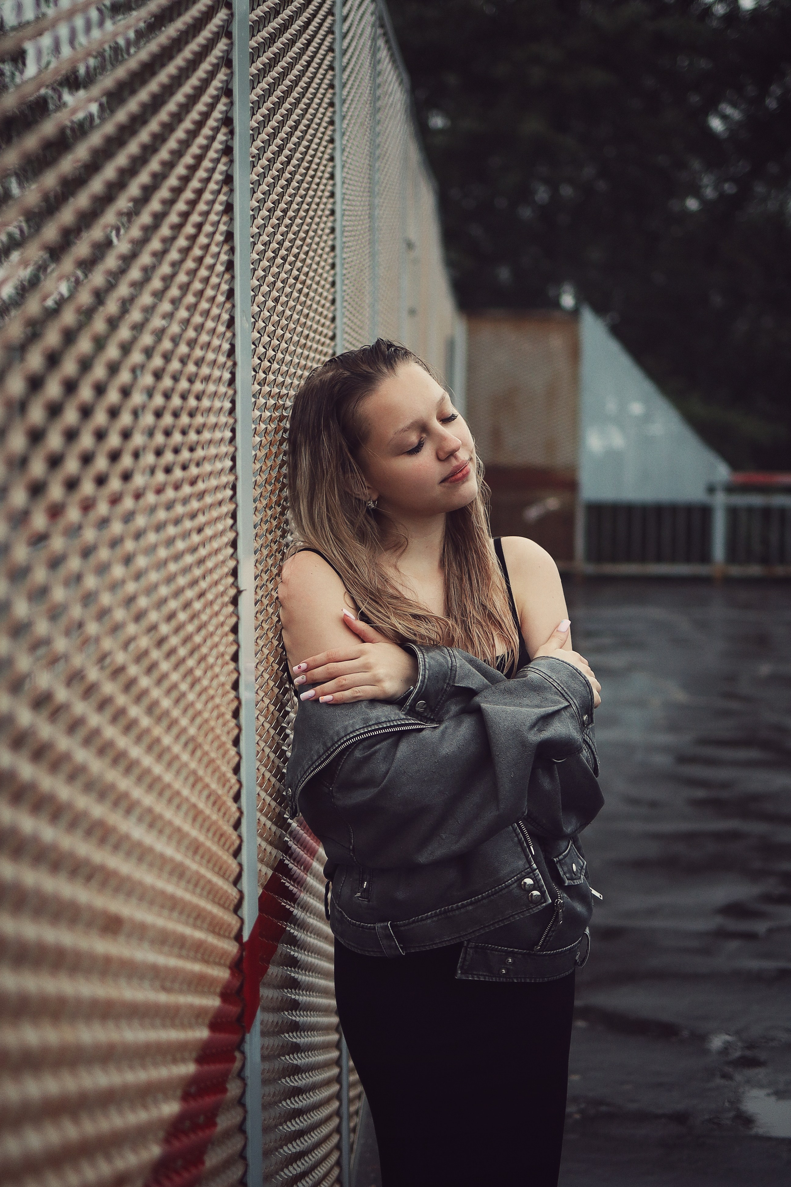 Василиса под дождем. Фотограф Анастасия Фальковская