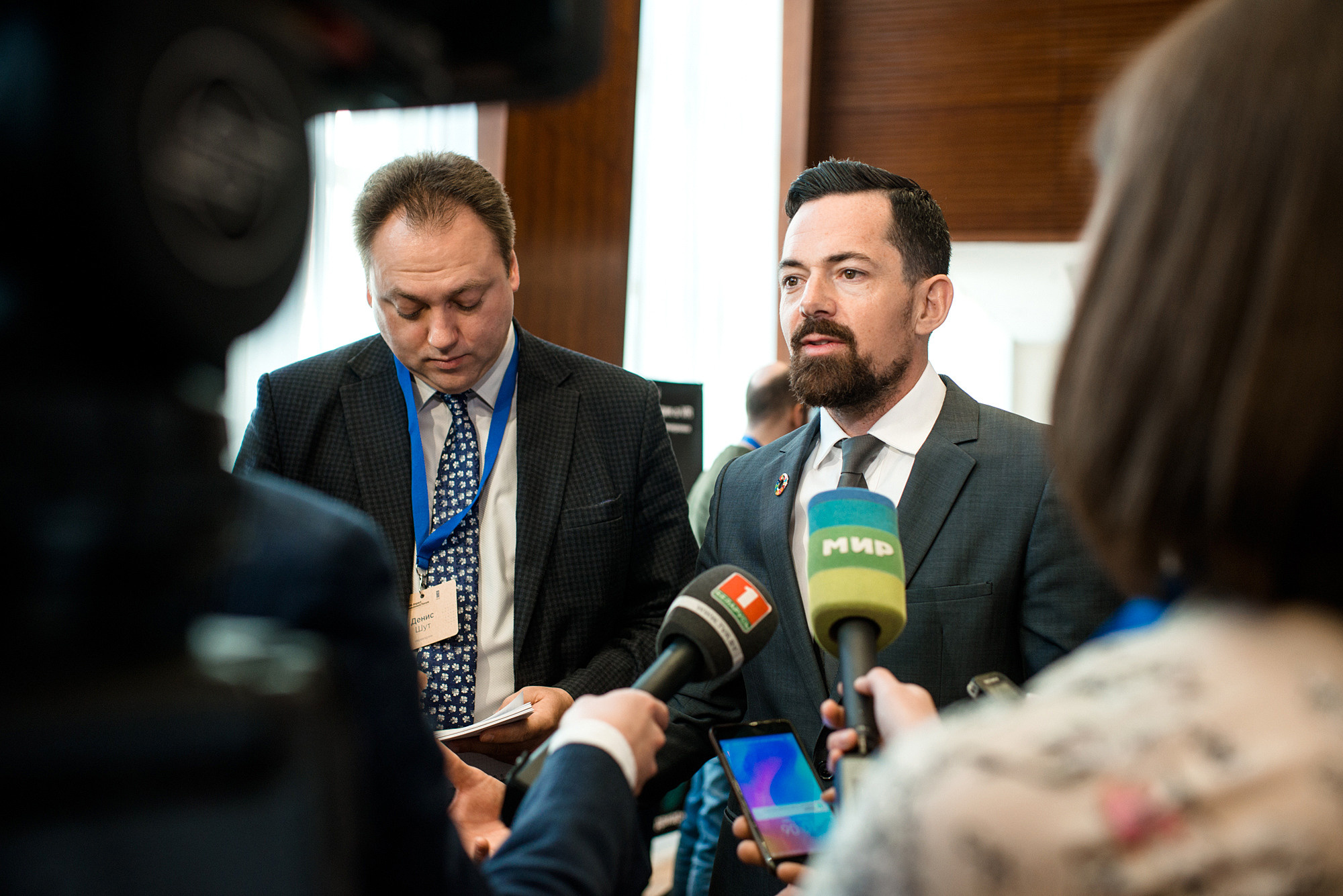 Конференция «ООН» в Минске. Фотограф Микита Ласица