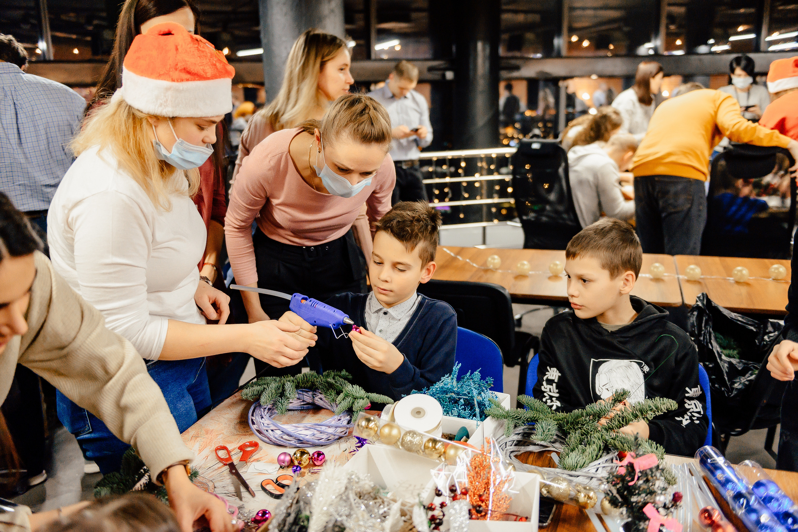 Семейный мастер класс в «Andersenlab». Фотограф Микита Ласица