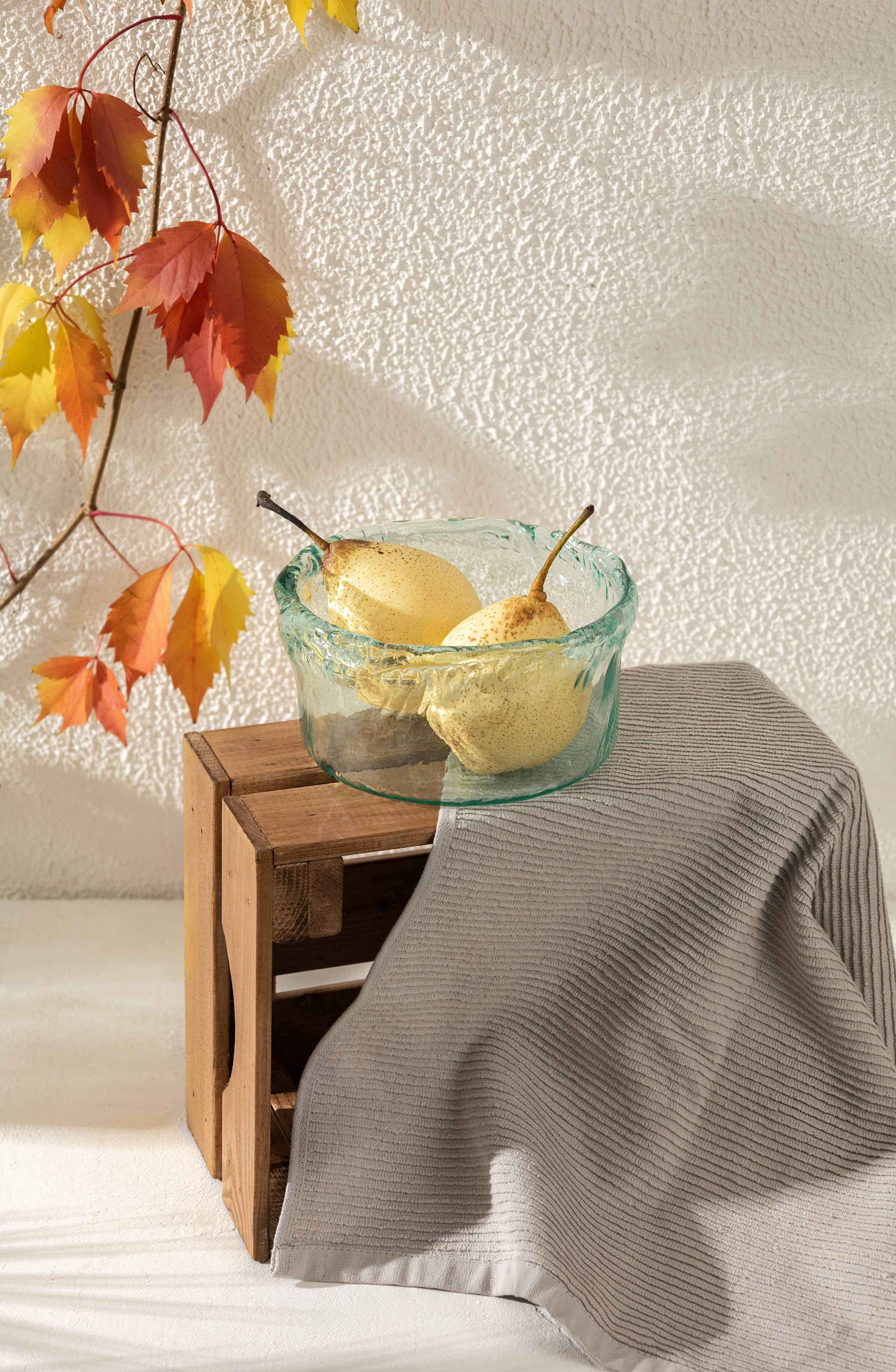 Ваза с грушами | Съемка для рекламного баннера