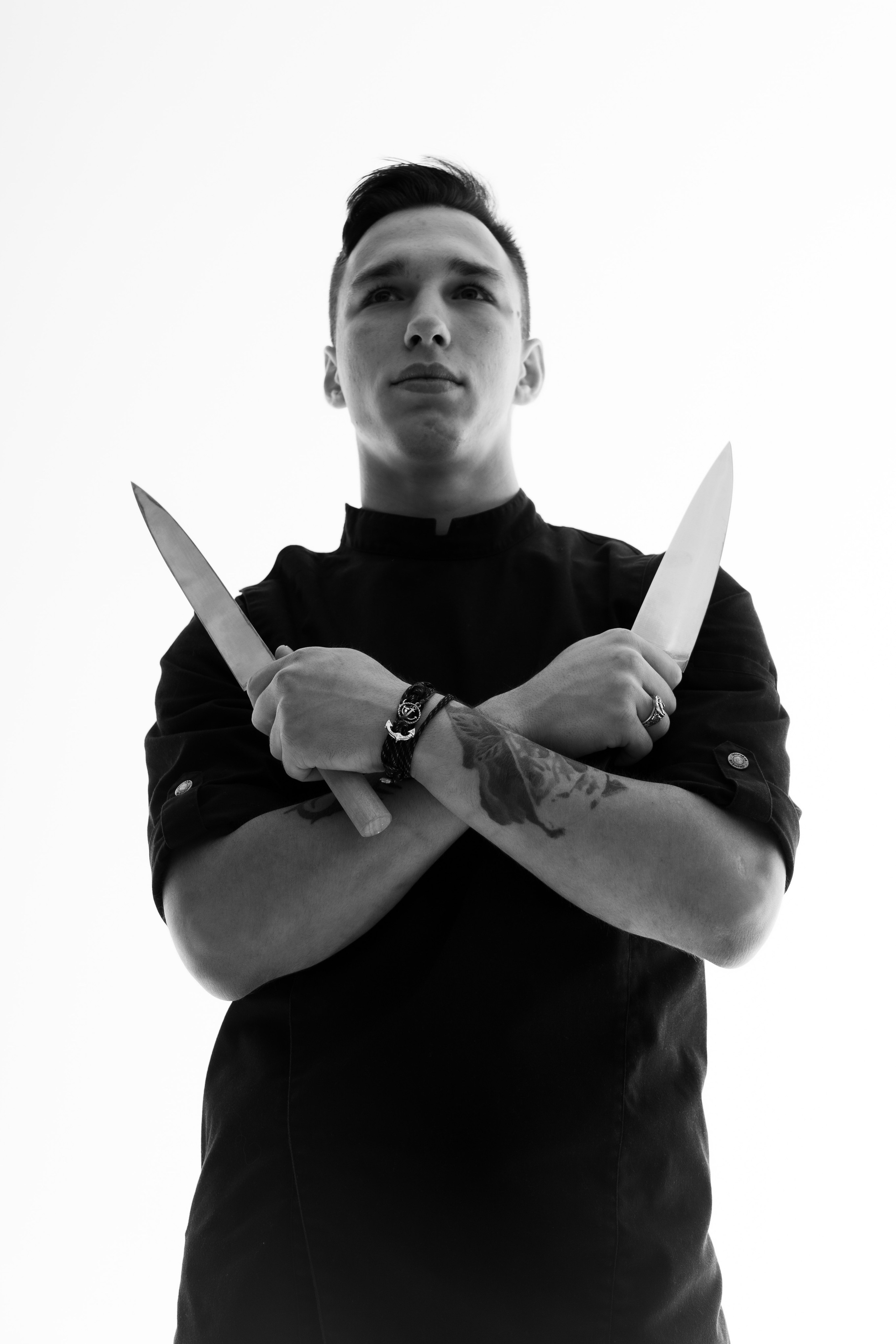 Студийная съемка для повара. Виктория Спорова. Ваш портретный фотограф в Санкт-Петербурге