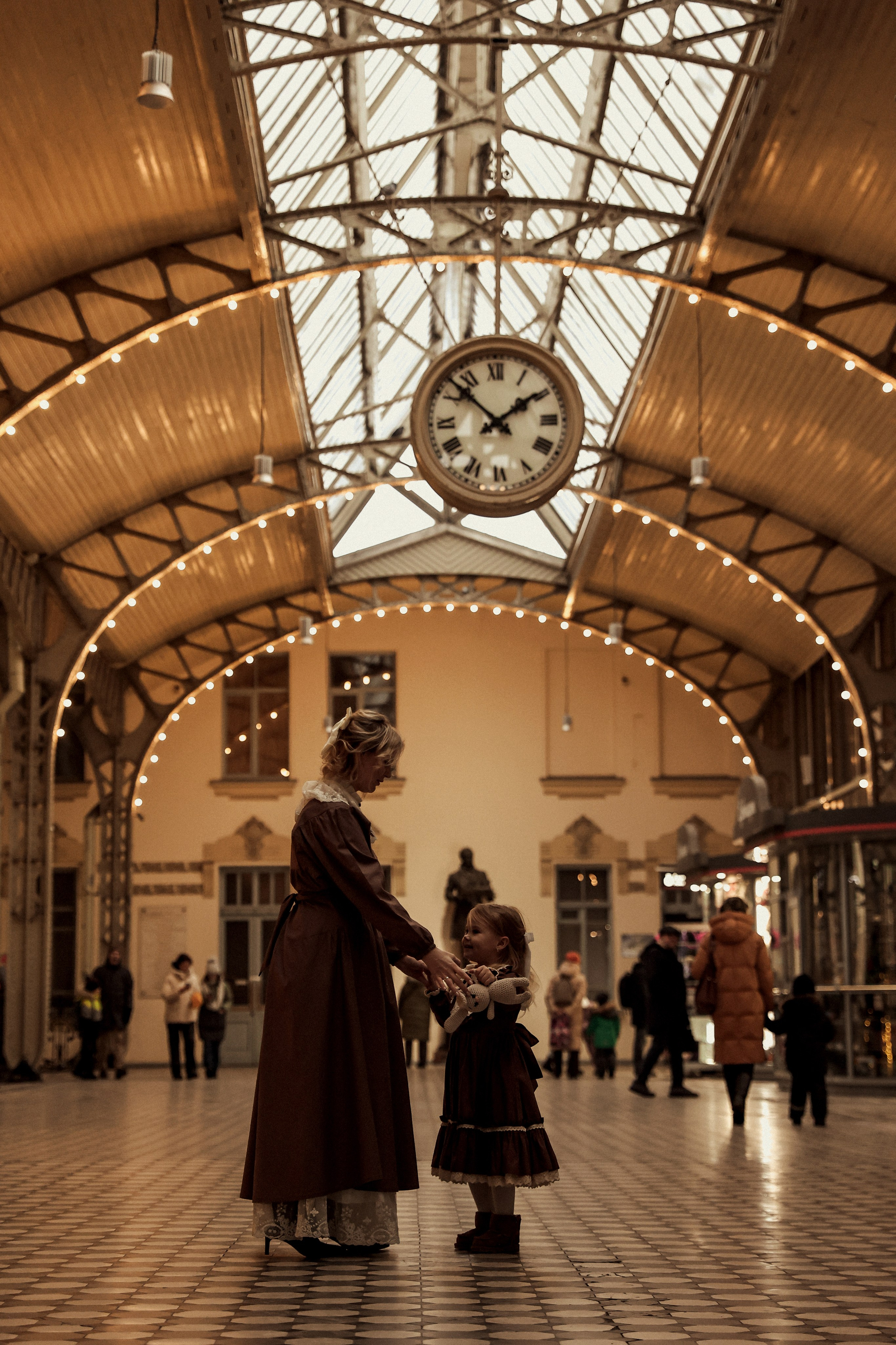 Ретро съемка на Витебском вокзале. Фотограф — Татьяна Кириллова, г. Санкт-Петербург