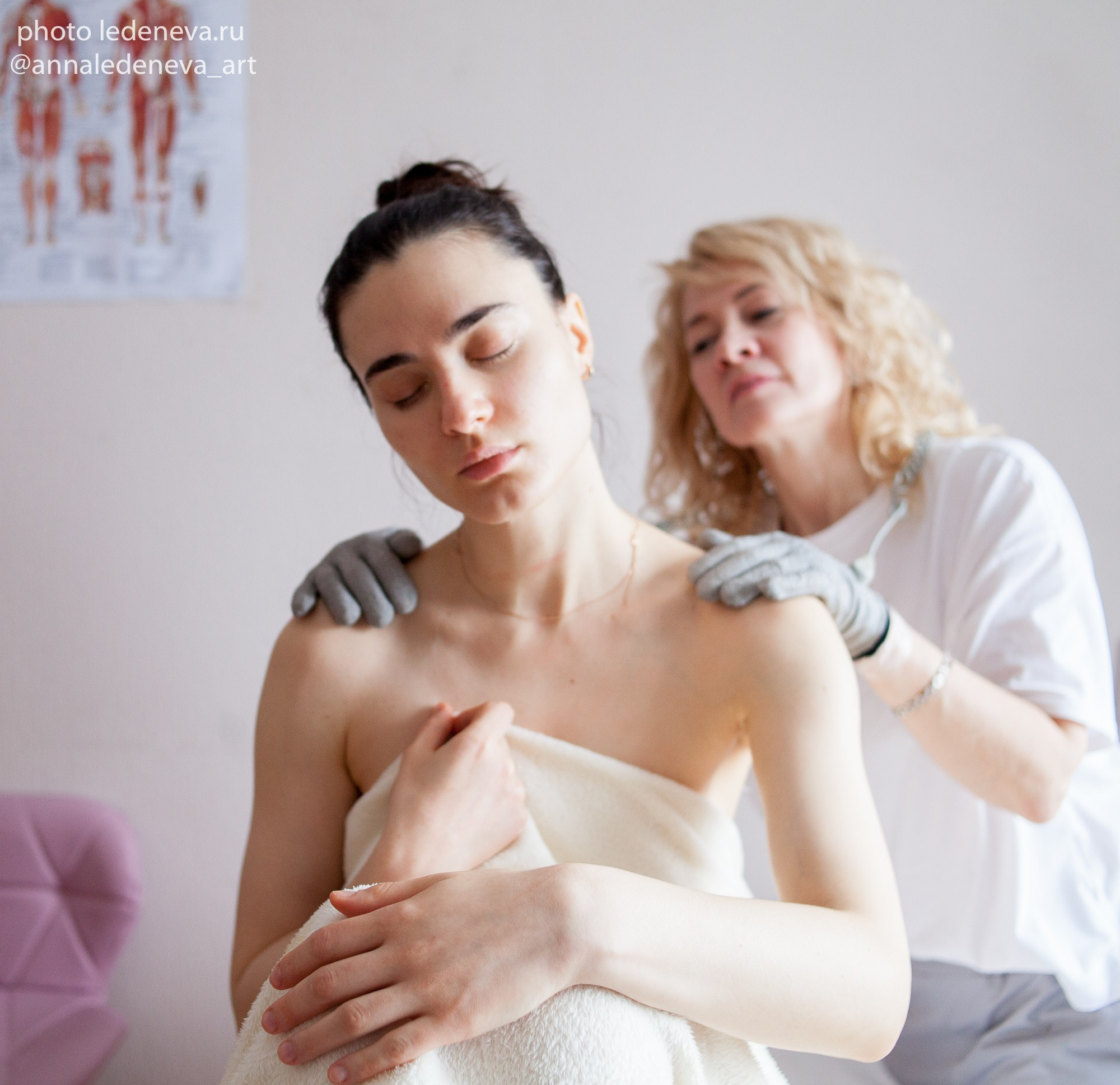 Контент съемка Массаж. Анна Леденева Фотограф