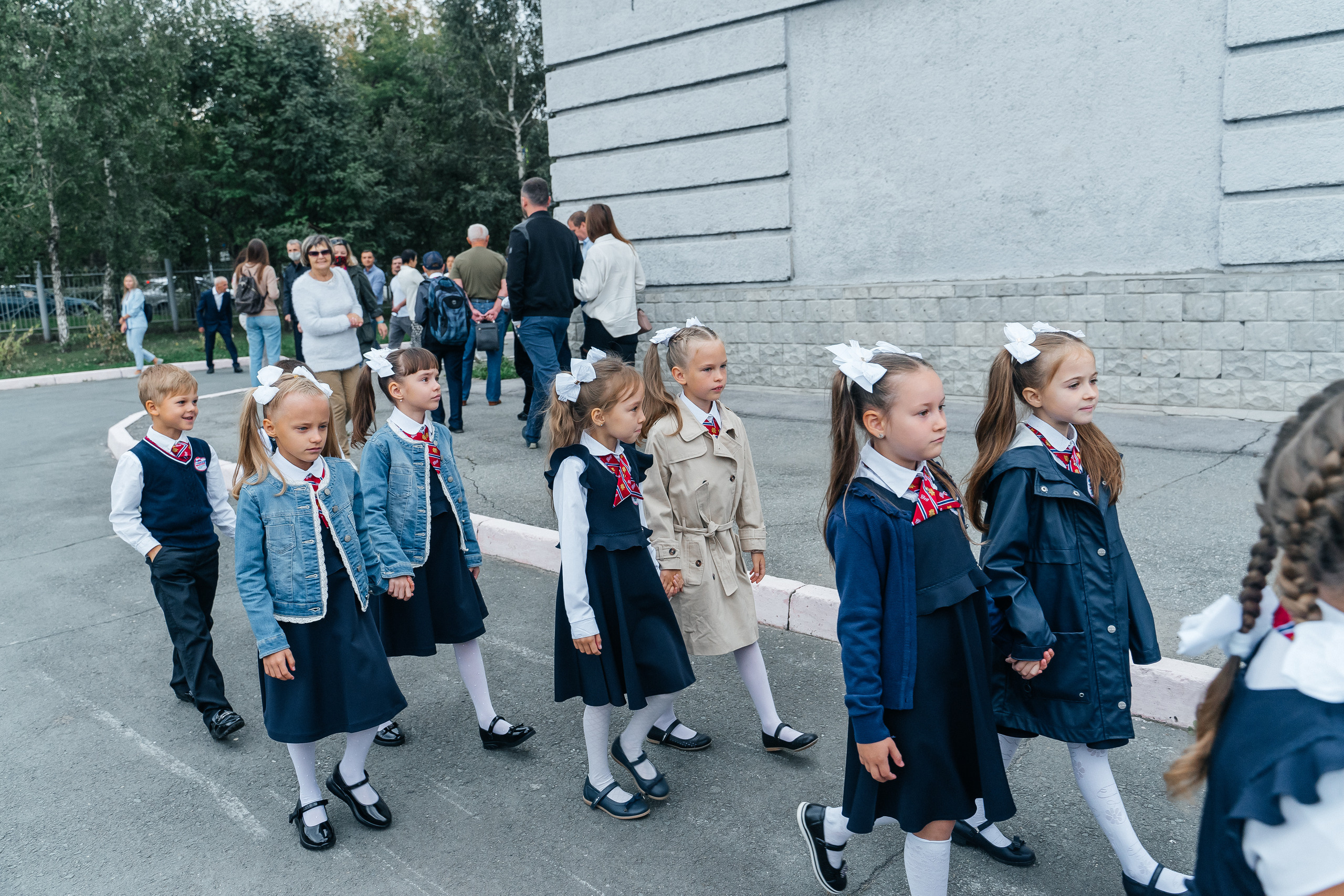 Съемка первого сентября. Свадебный фотограф в Новосибирске Maxfotonsk (Максим Сысолятин)