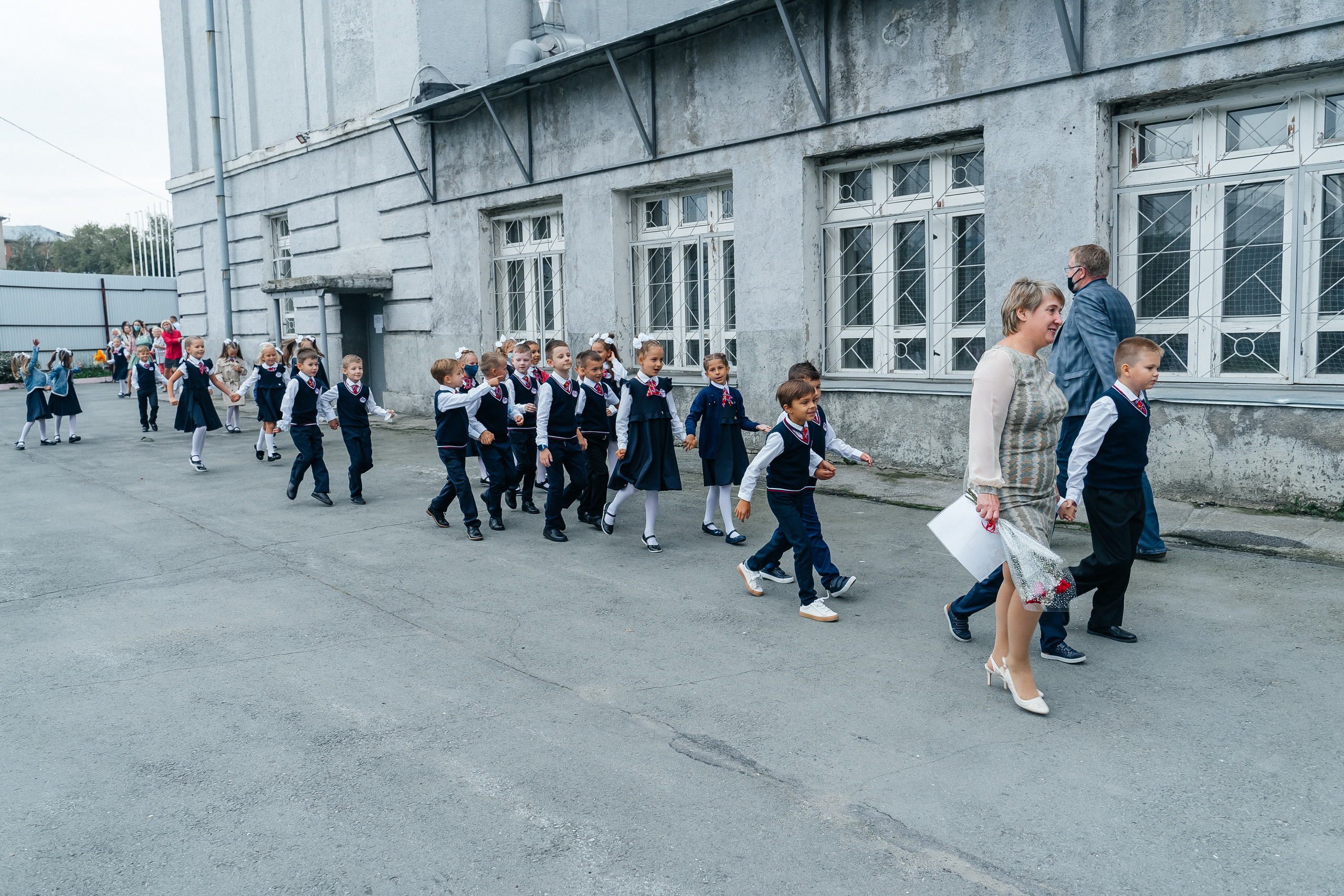 Съемка первого сентября. Свадебный фотограф в Новосибирске Maxfotonsk (Максим Сысолятин)