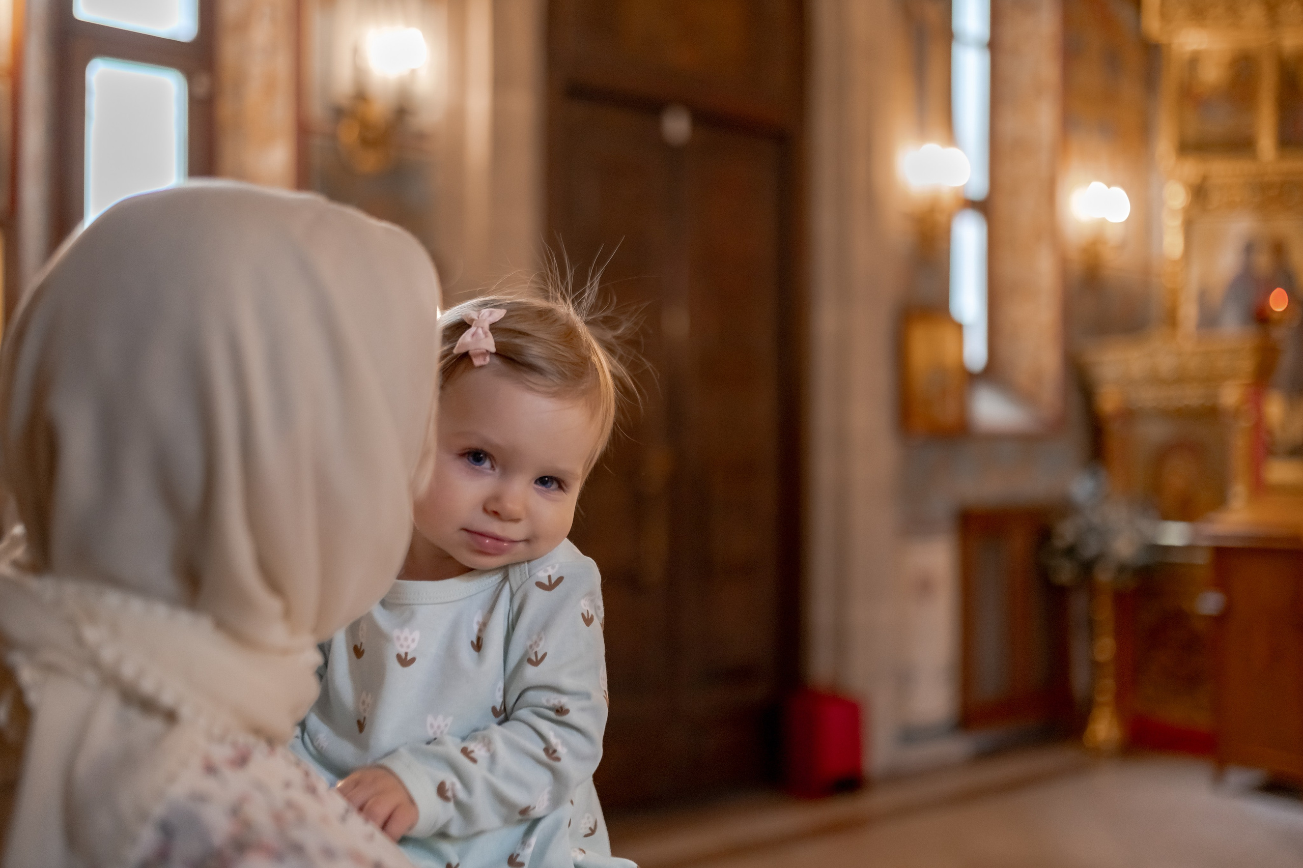 Крещение в Храме Сергия Радонежского на Рязанке. Профессиональный фотограф в Москве и Мо Мария Шантарёва