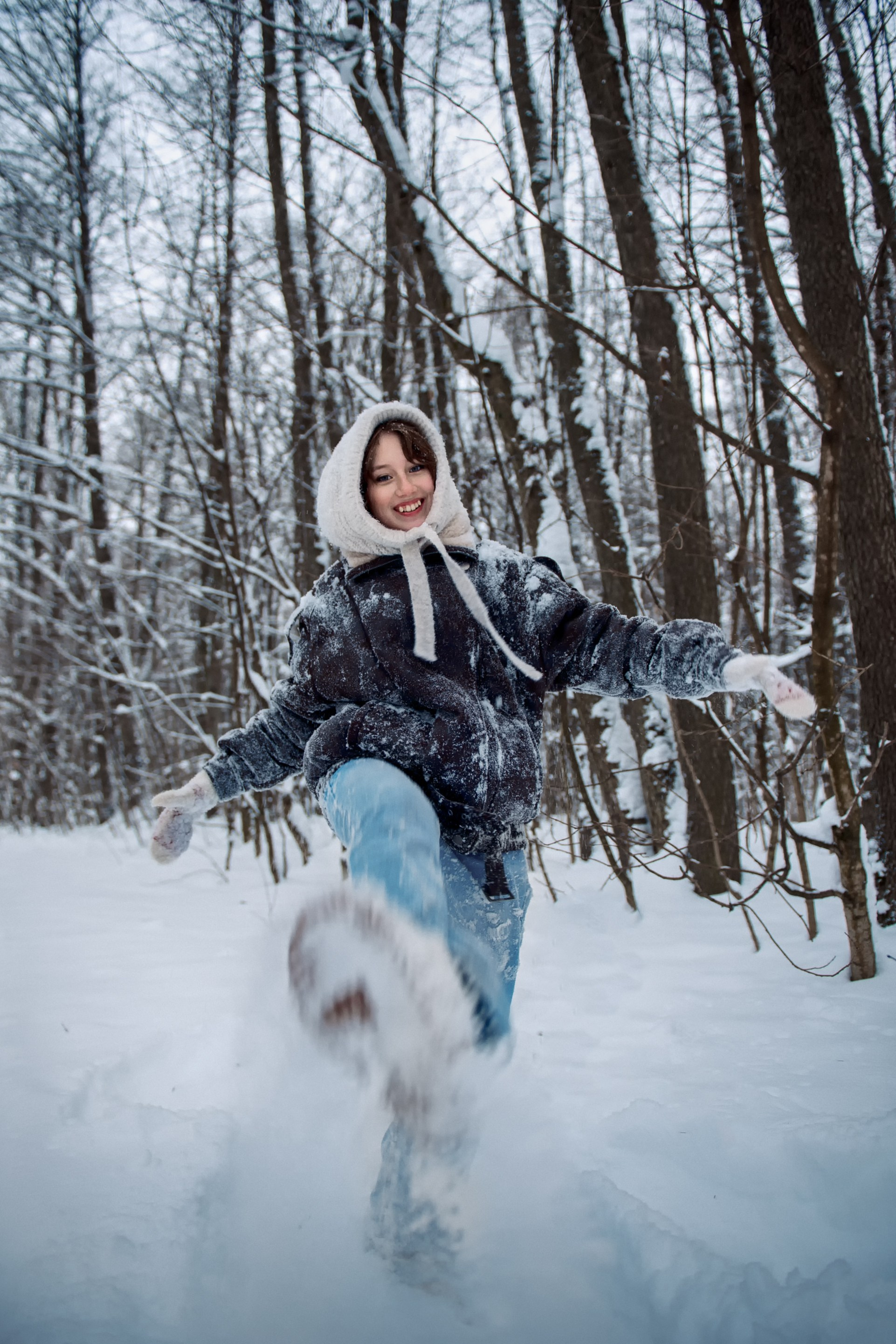 Зимние прогулочные фотосессии