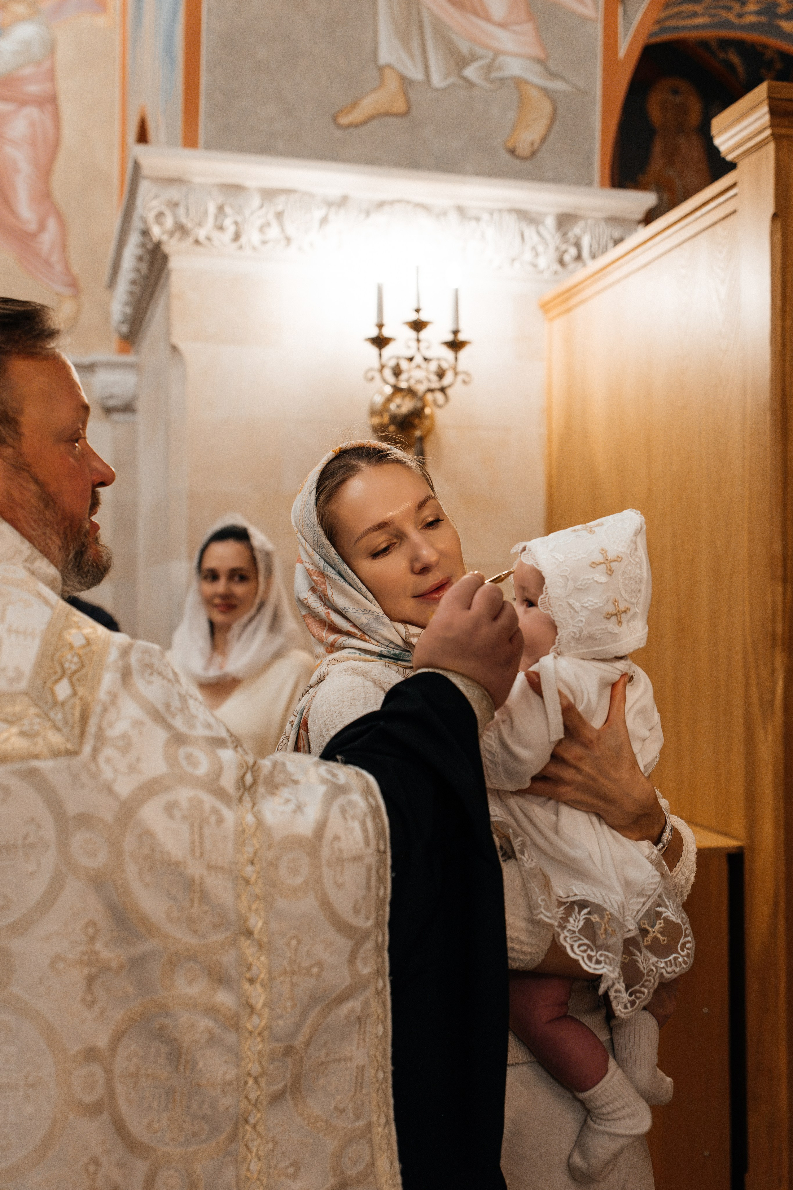 Крещение Анны. Семейный фотограф в Москве Алина Киблина