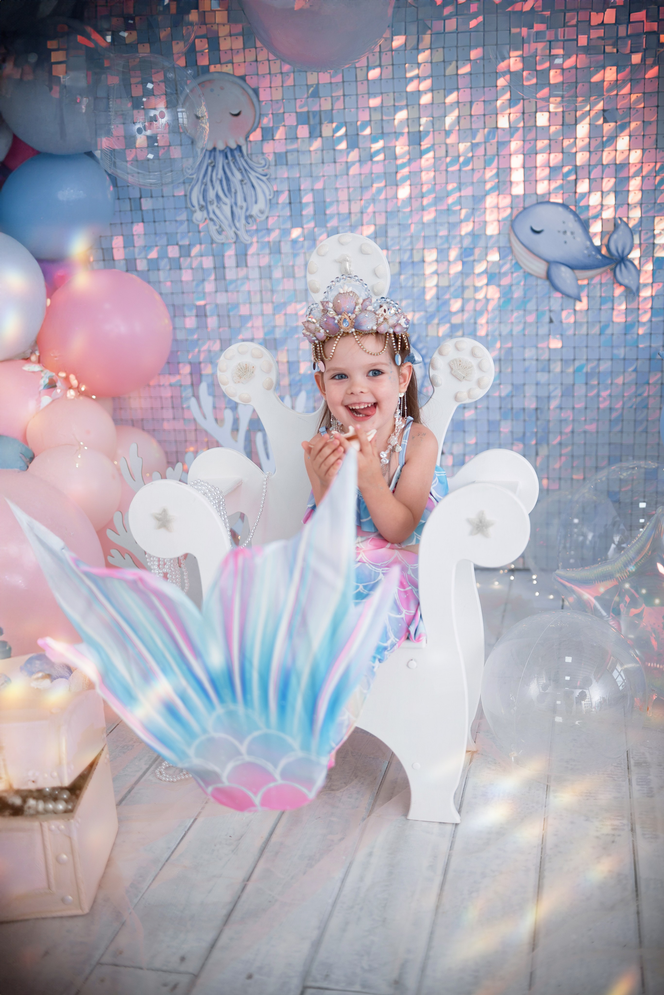 Детский фотопроект «Русалочка» в Сочи. Детский студийный фотограф Сочи