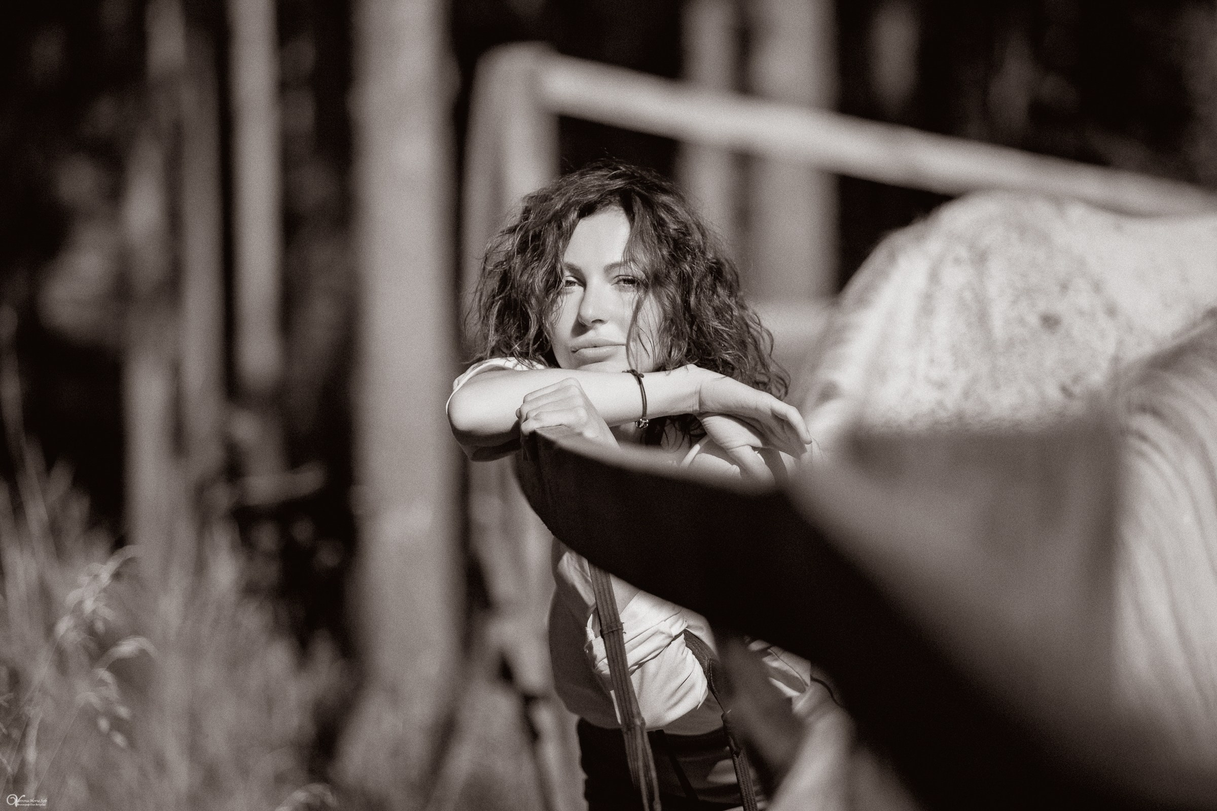 Фотосессия с лошадьми в катри-стиле. Фотограф женский и мужской портрет Санкт-Петербург