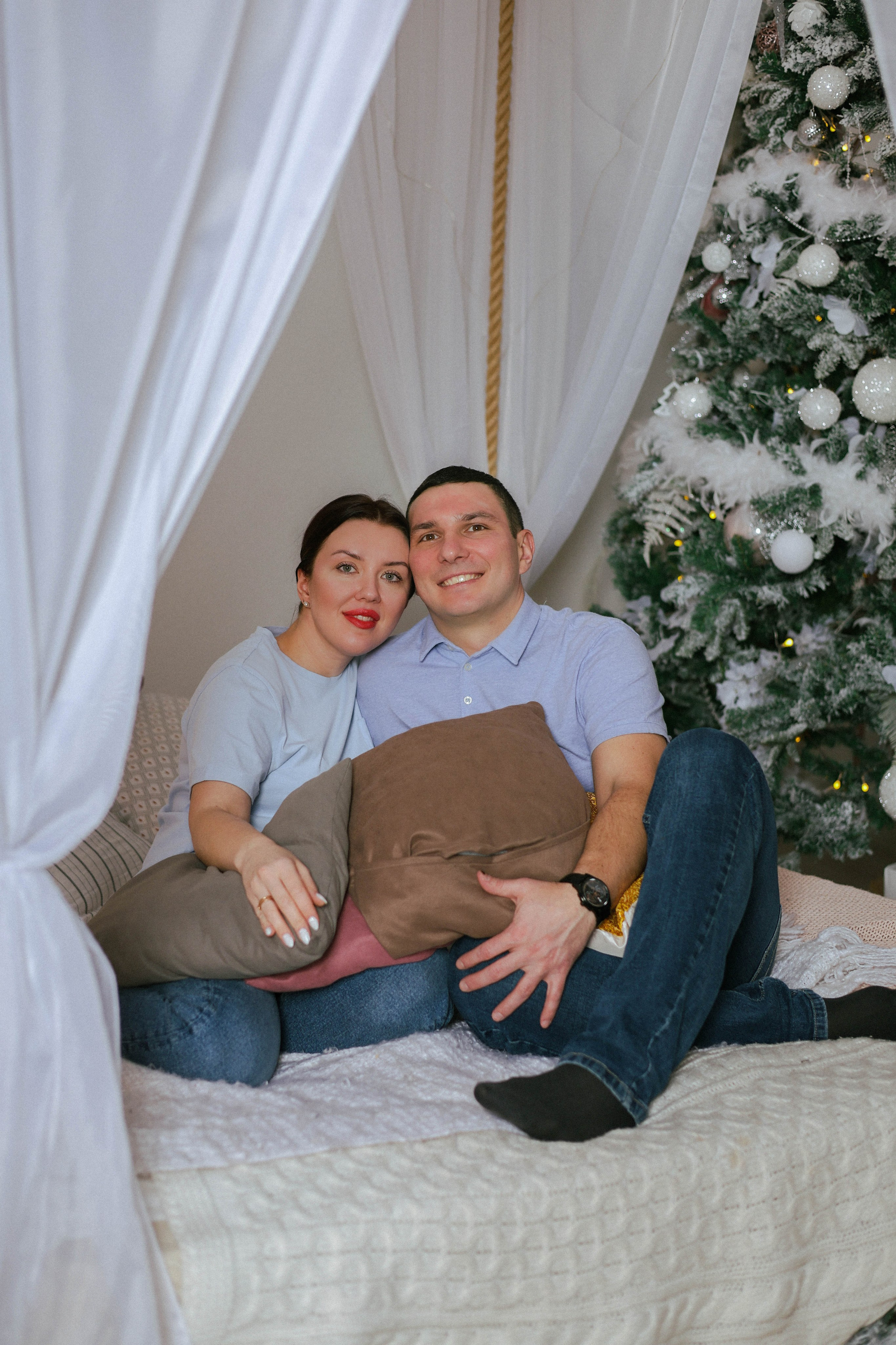 Новогодняя история «Мария и ее семья». Фотограф в Москве Анастасия Калинина