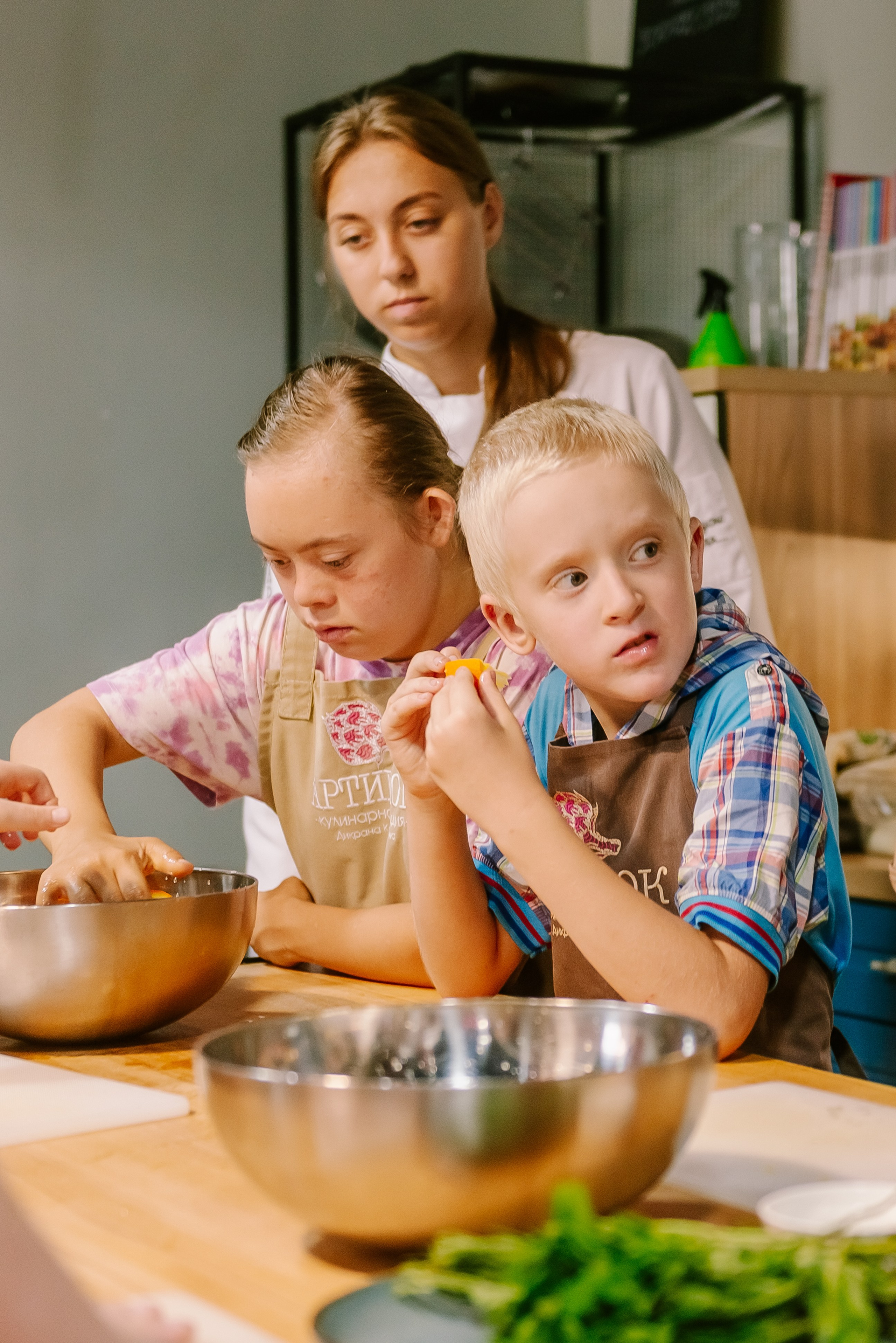 Инклюзивная кухня добра в Артишок 30. 07.35. Детский фотограф, семейный фотограф и репортажи в Кемерово