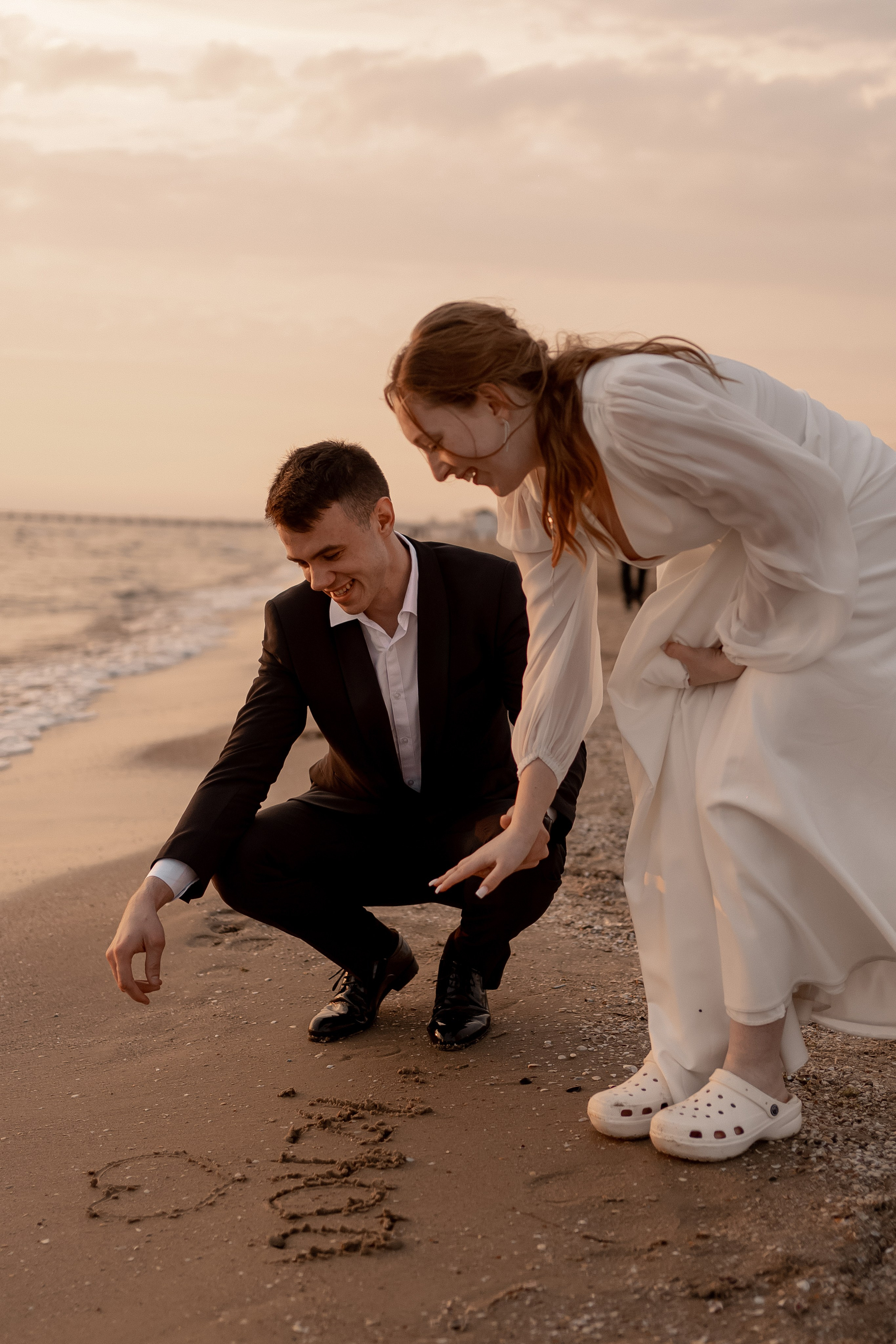 Свадебная прогулка на море в Анапе. Карпенко Марина свадебный и семейный фотограф Анапа, Краснодар, Геленджик, Сочи, Темрюк