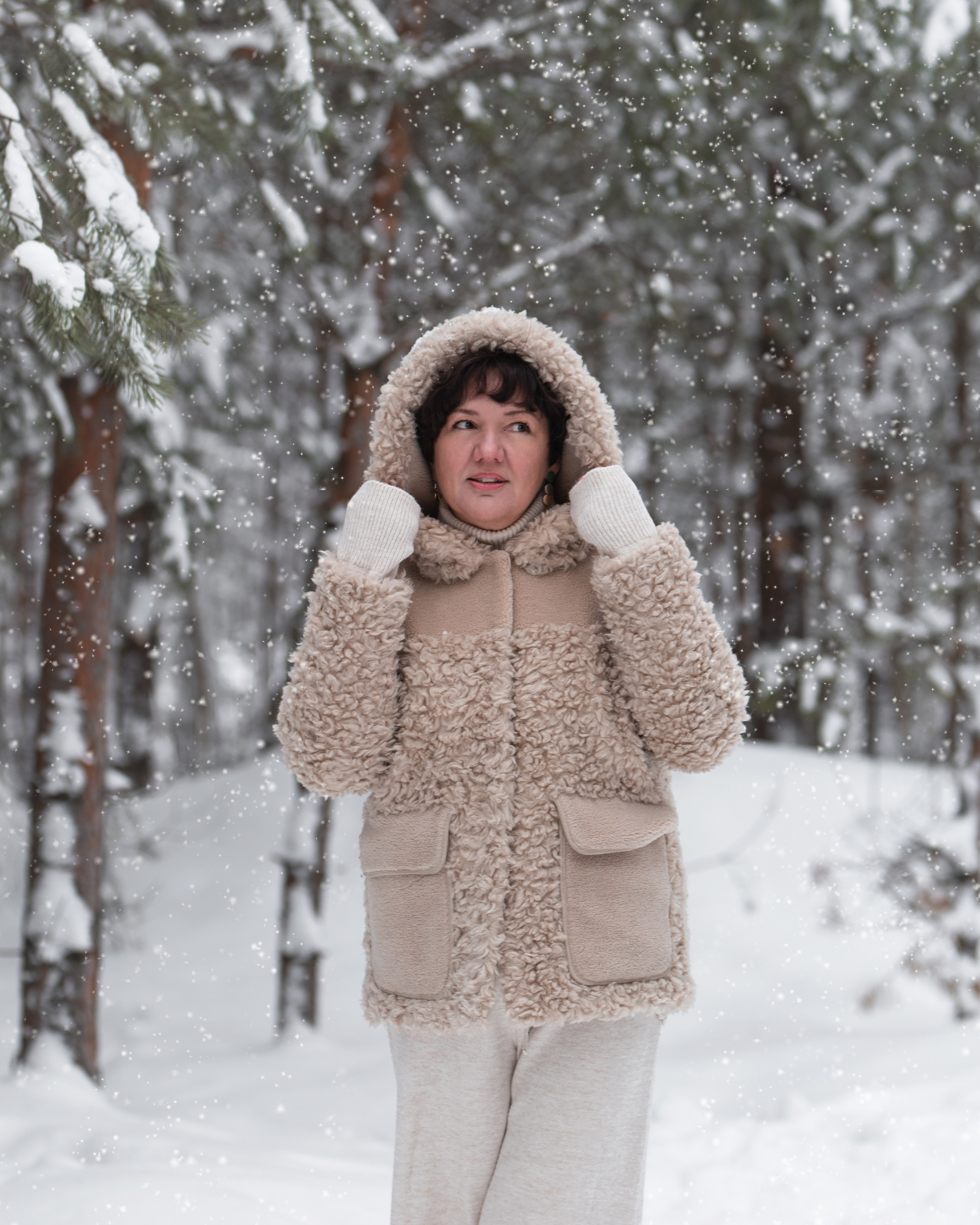 В зимнем лесу. Свадебный и семейный фотограф в Казани Диана Портнова