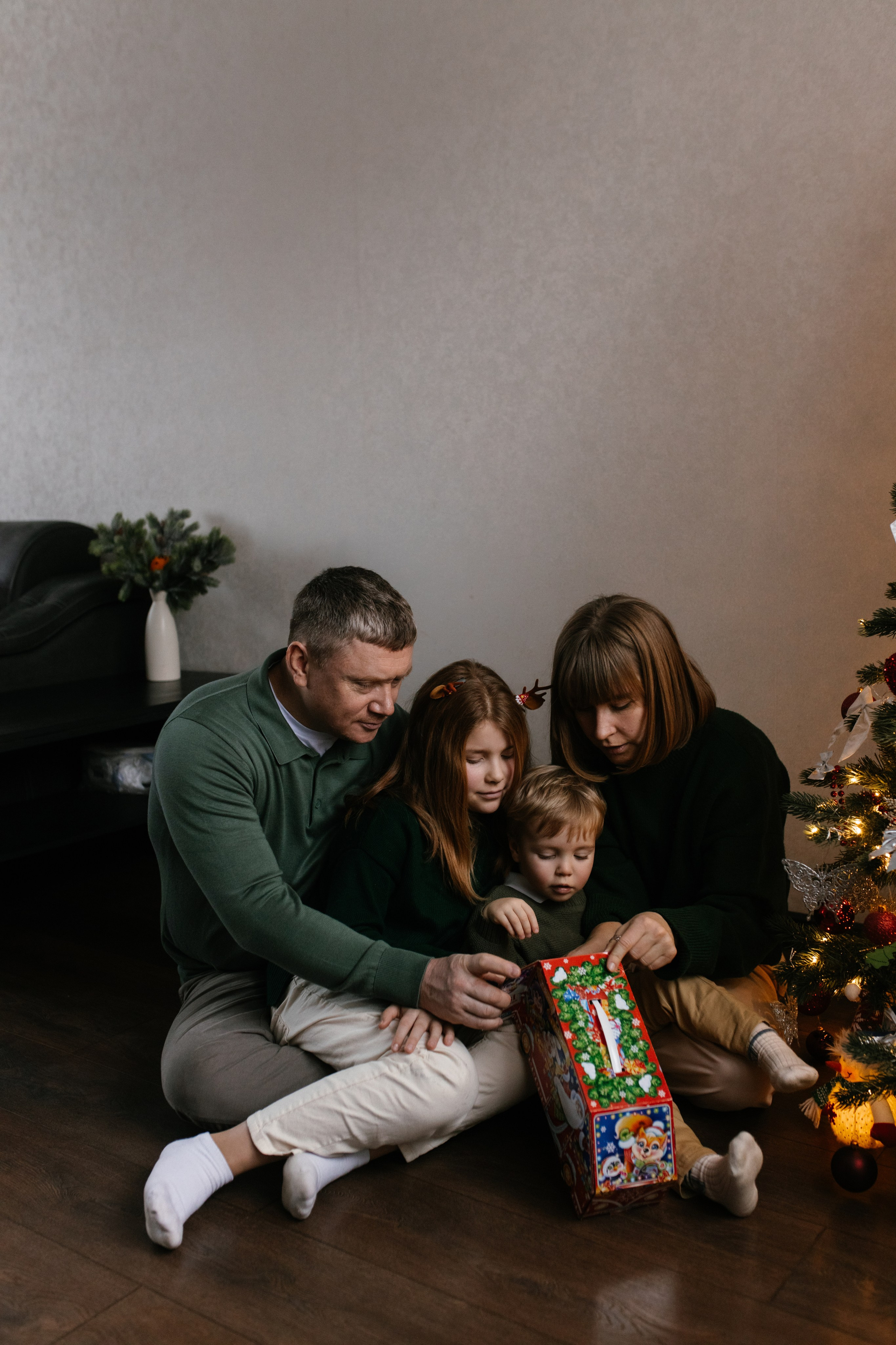 Семейные новогодние. Фотограф Катя Трусова