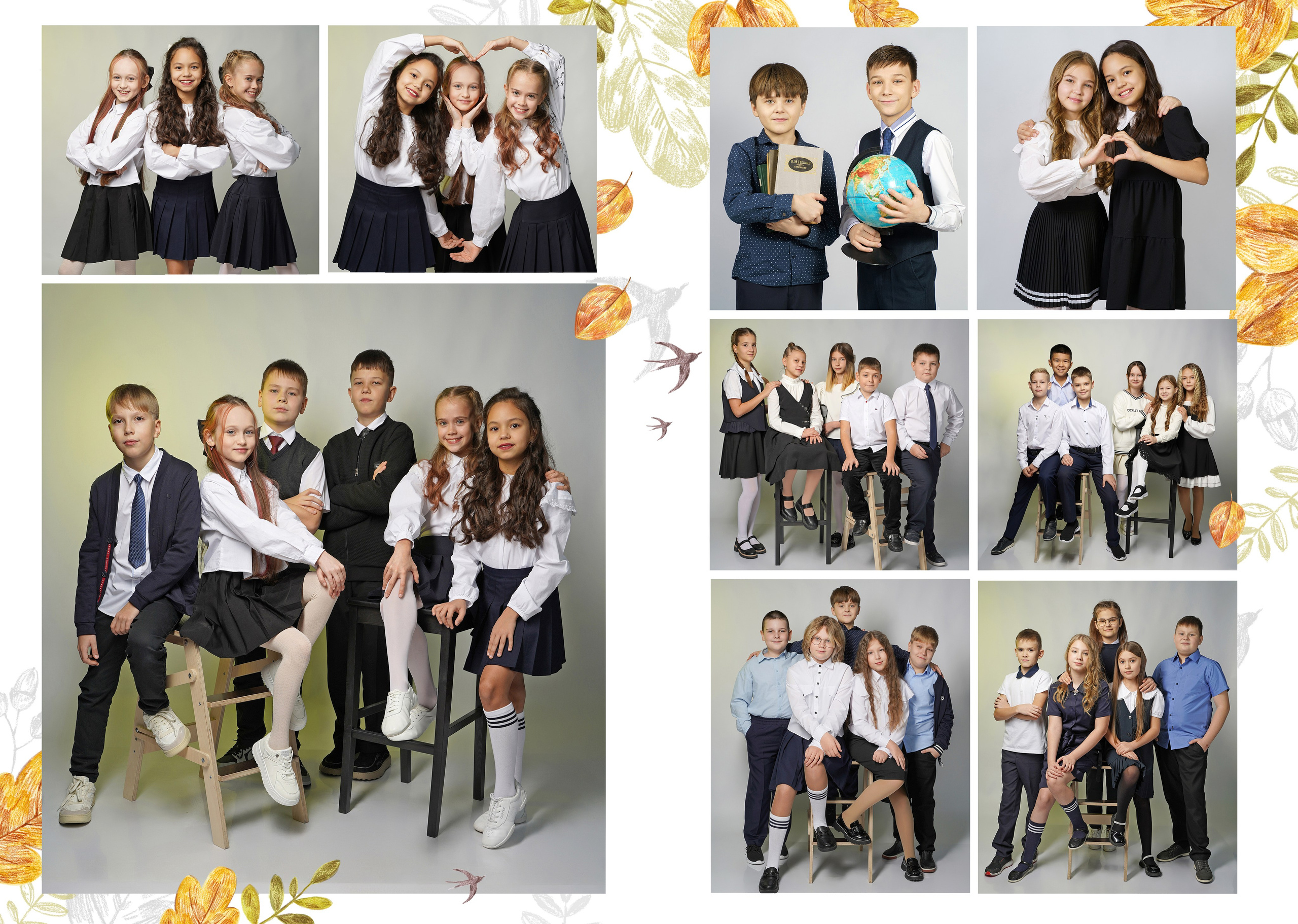 «Осень» 3700, +Оживающие фото 4700р. Семейный и детский фотограф в Нефтеюганске Виктория Кудрявцева