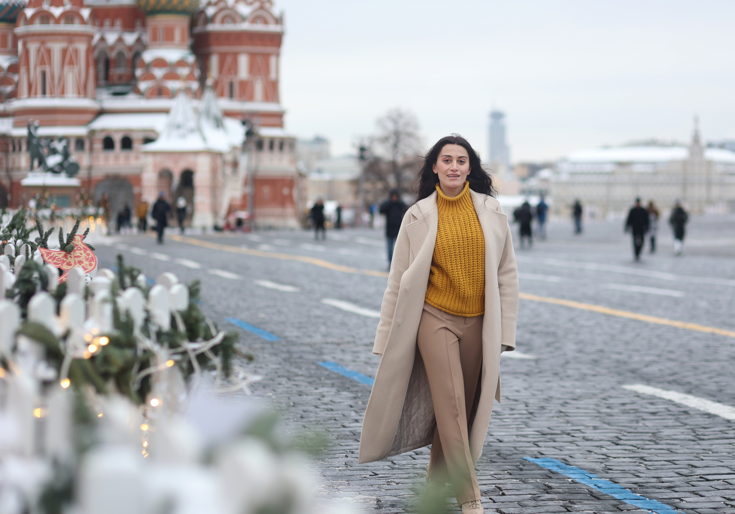 Новогодняя ГУМ ярмарка на Красной площади. Портретный фотограф Москва