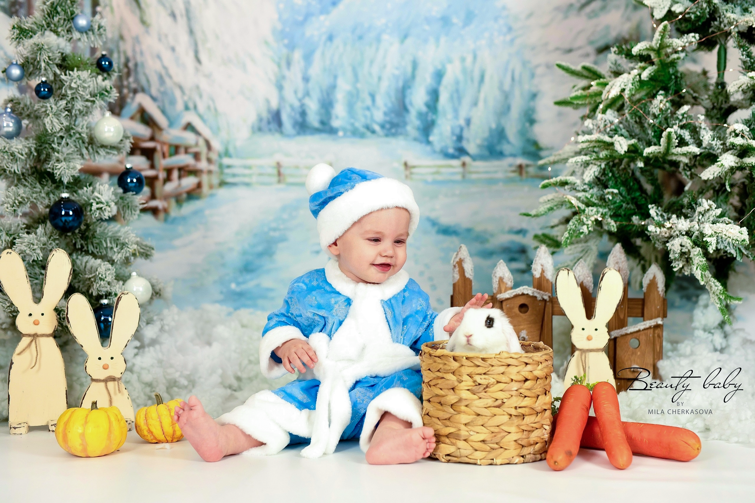 Зимняя Открытка. Семейный и детский фотограф в Красноярске Мила Черкасова