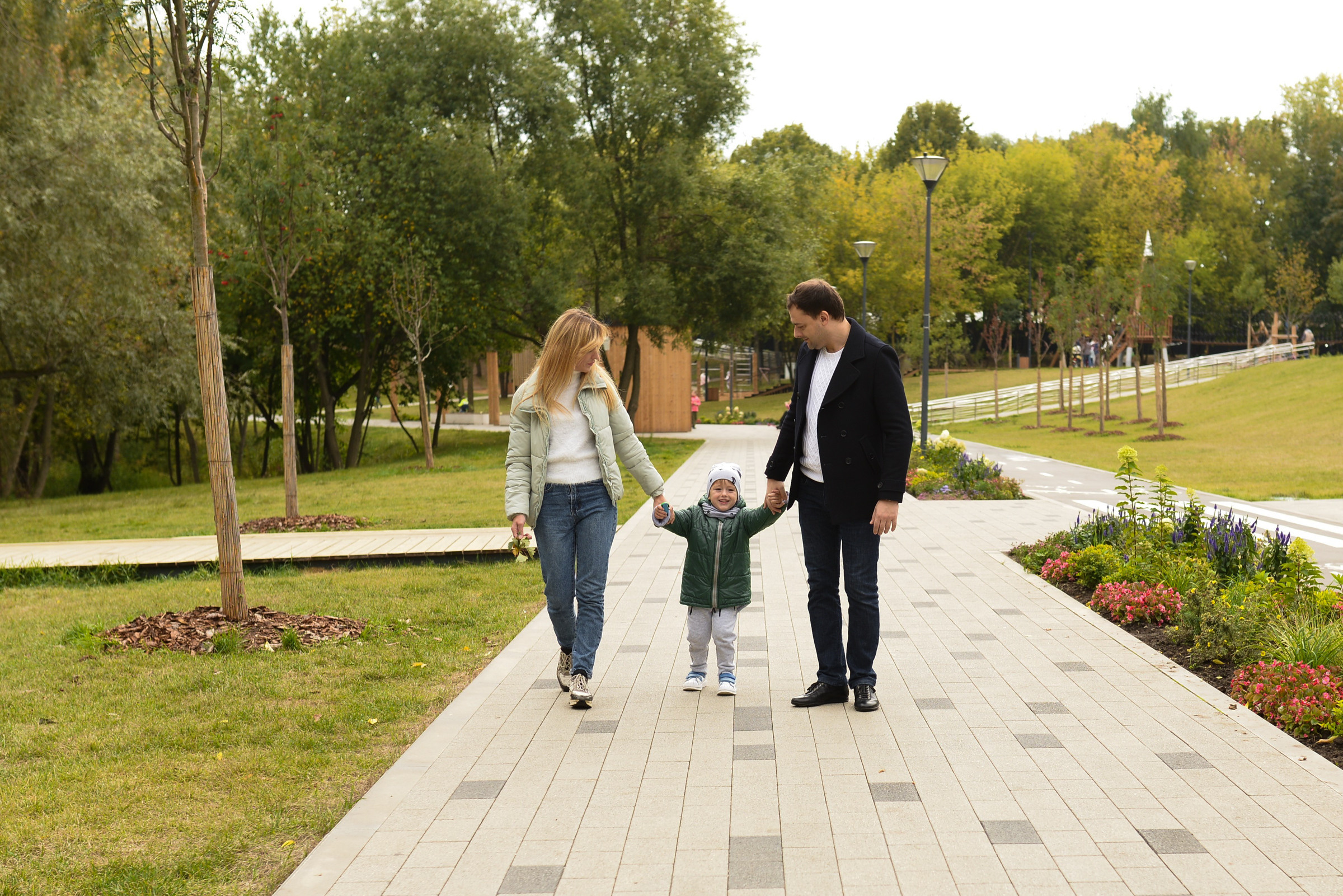 Семейная съемка в парке. Семейный фотограф в Москве Ольга Барсукова