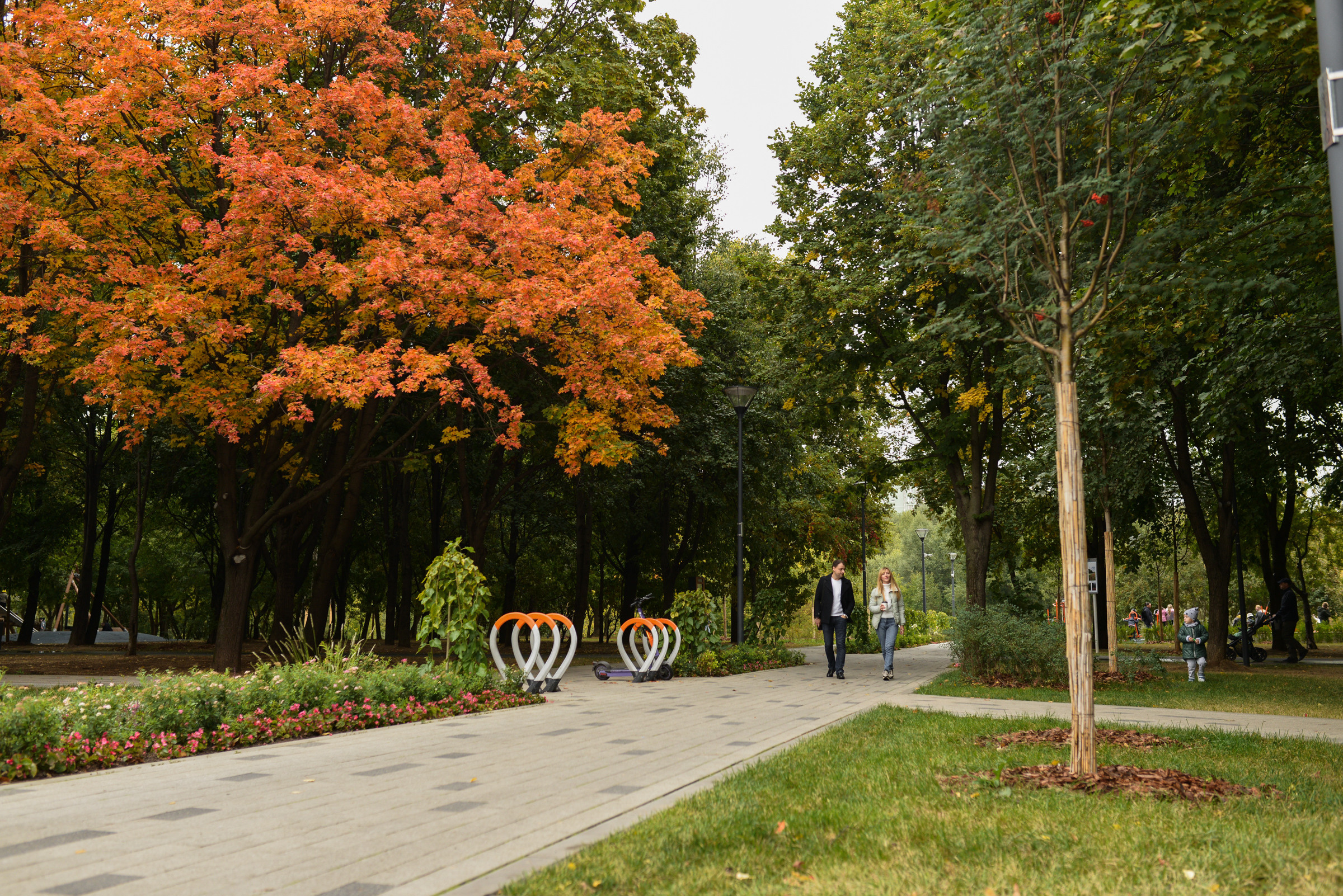 Семейная съемка в парке. Семейный фотограф в Москве Ольга Барсукова