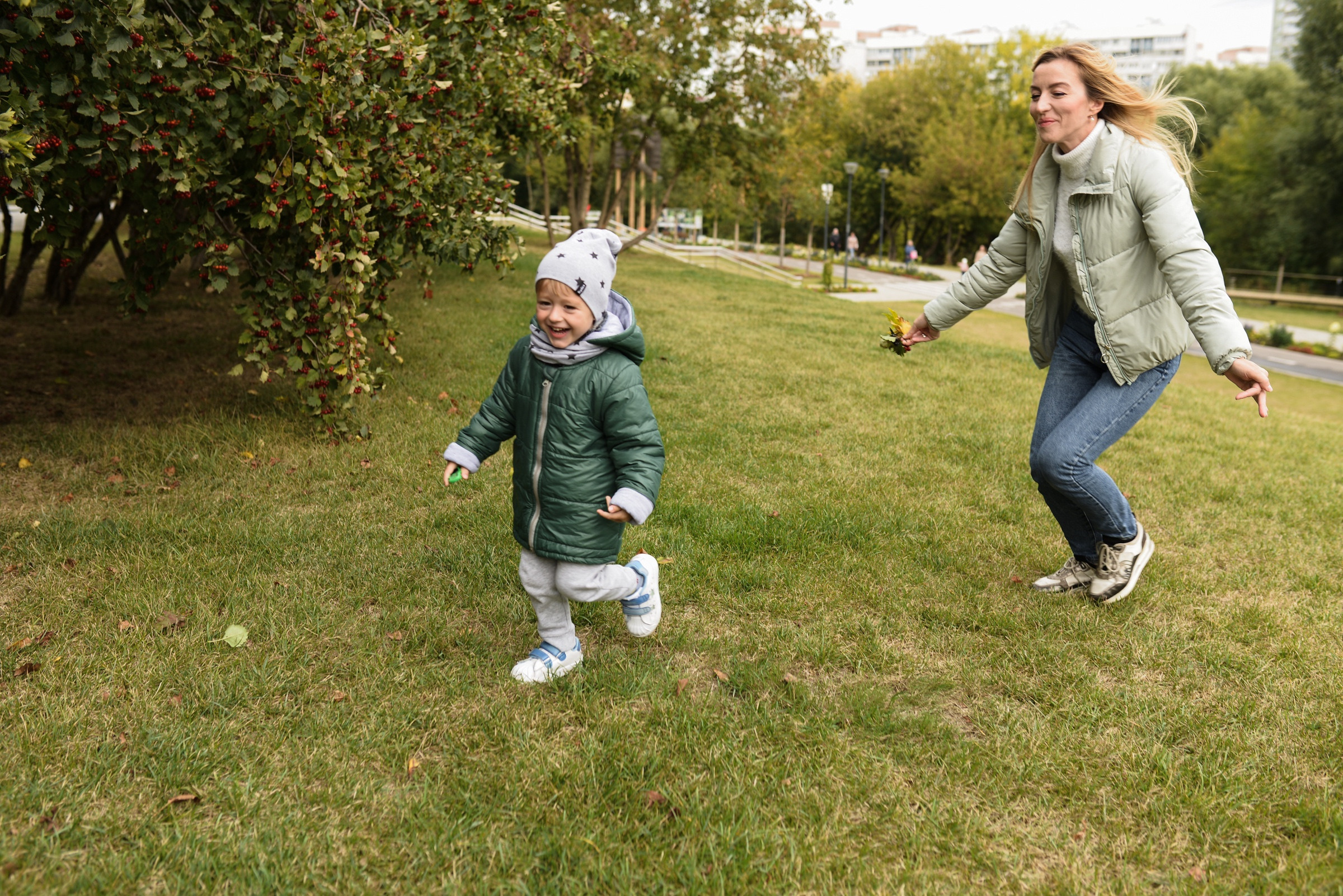 Семейная съемка в парке. Семейный фотограф в Москве Ольга Барсукова