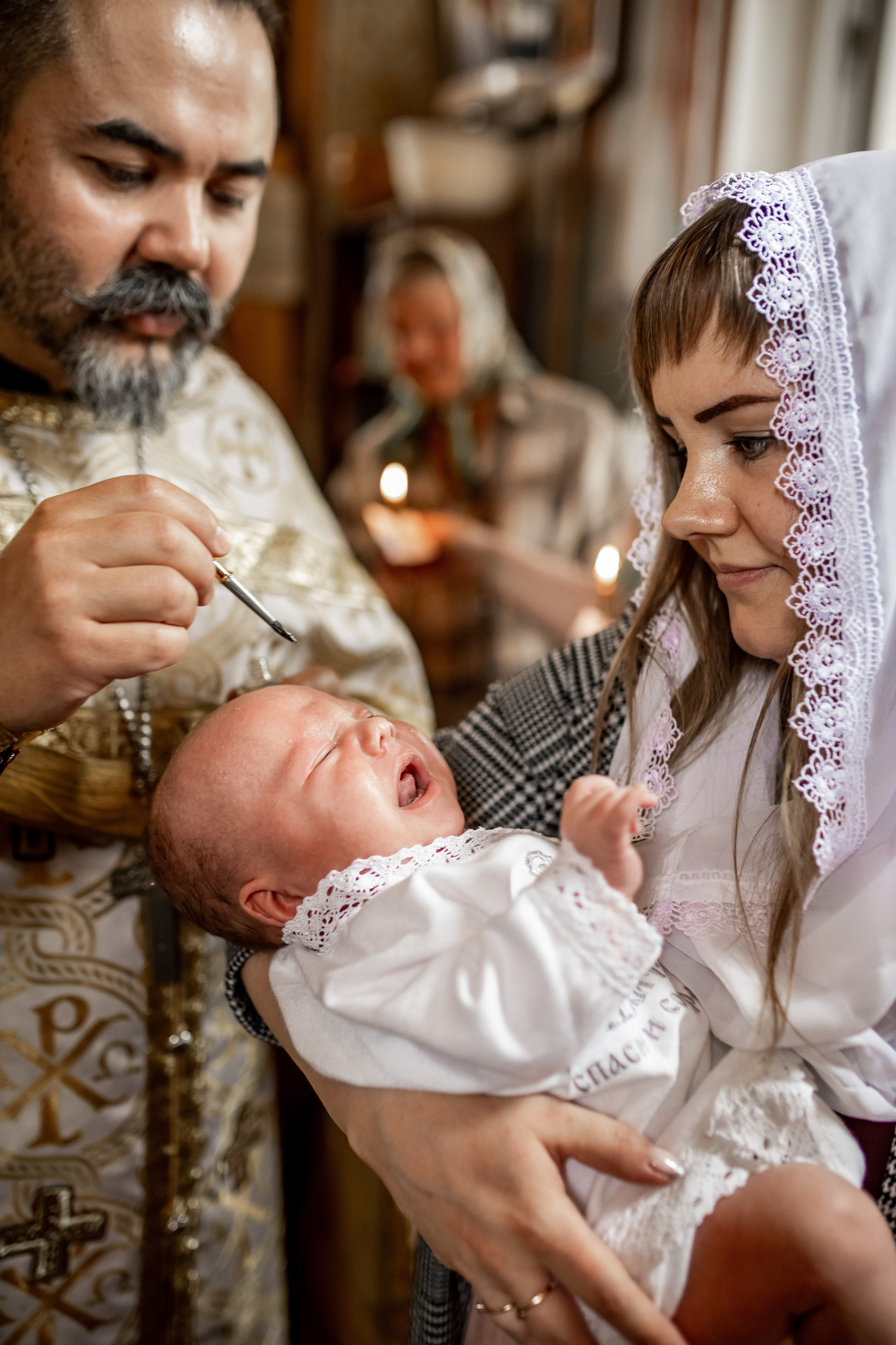Крещение в Храме Усекновения гл.Иоанна-Предтечи д. Калиновка. Профессиональный фотограф, Москва |Видное Елена Елизарова