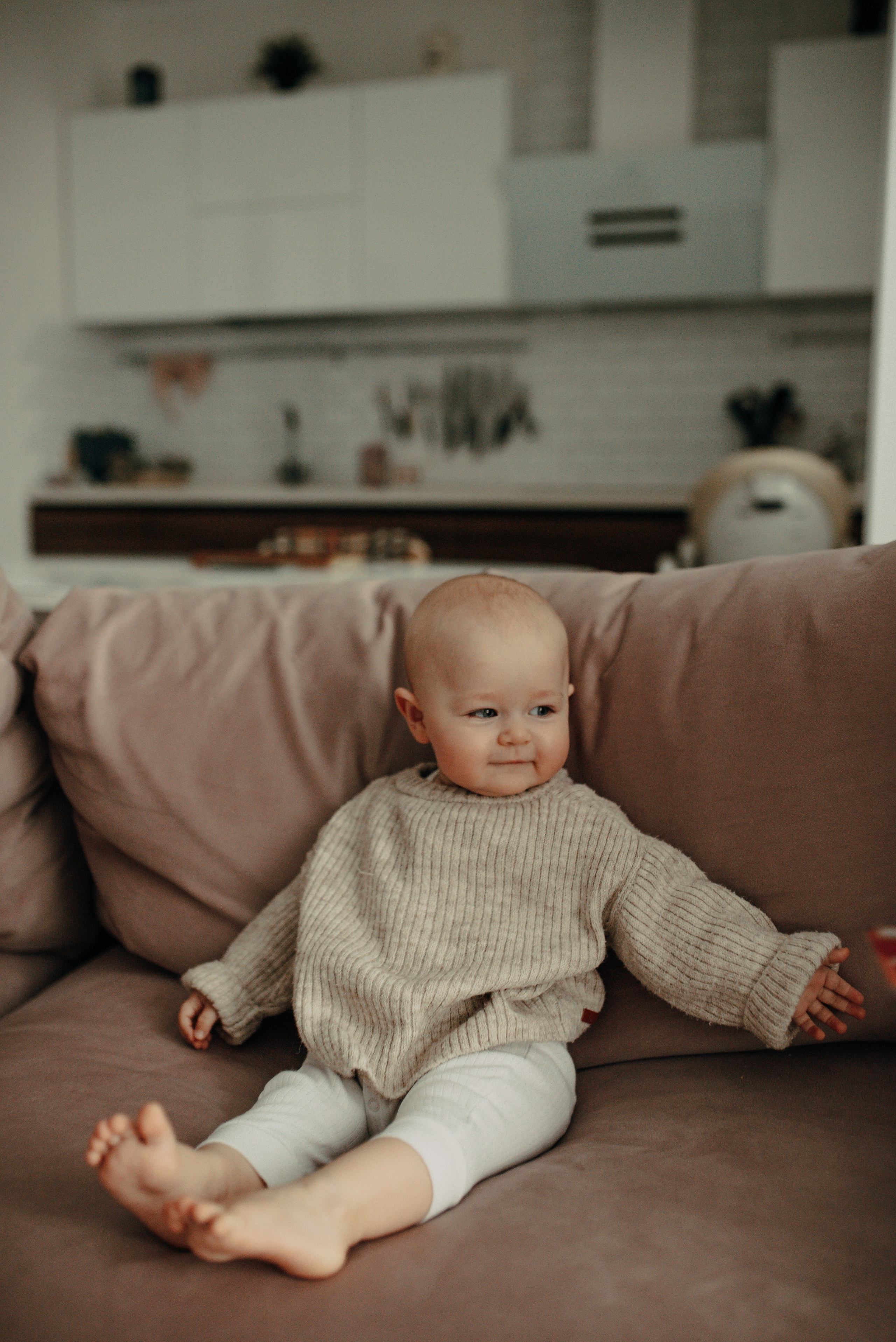 Домашняя семейная история: Василисе 10 месяцев. Семейная фотосессия Бутово Москва фотограф Алина Морщагина
