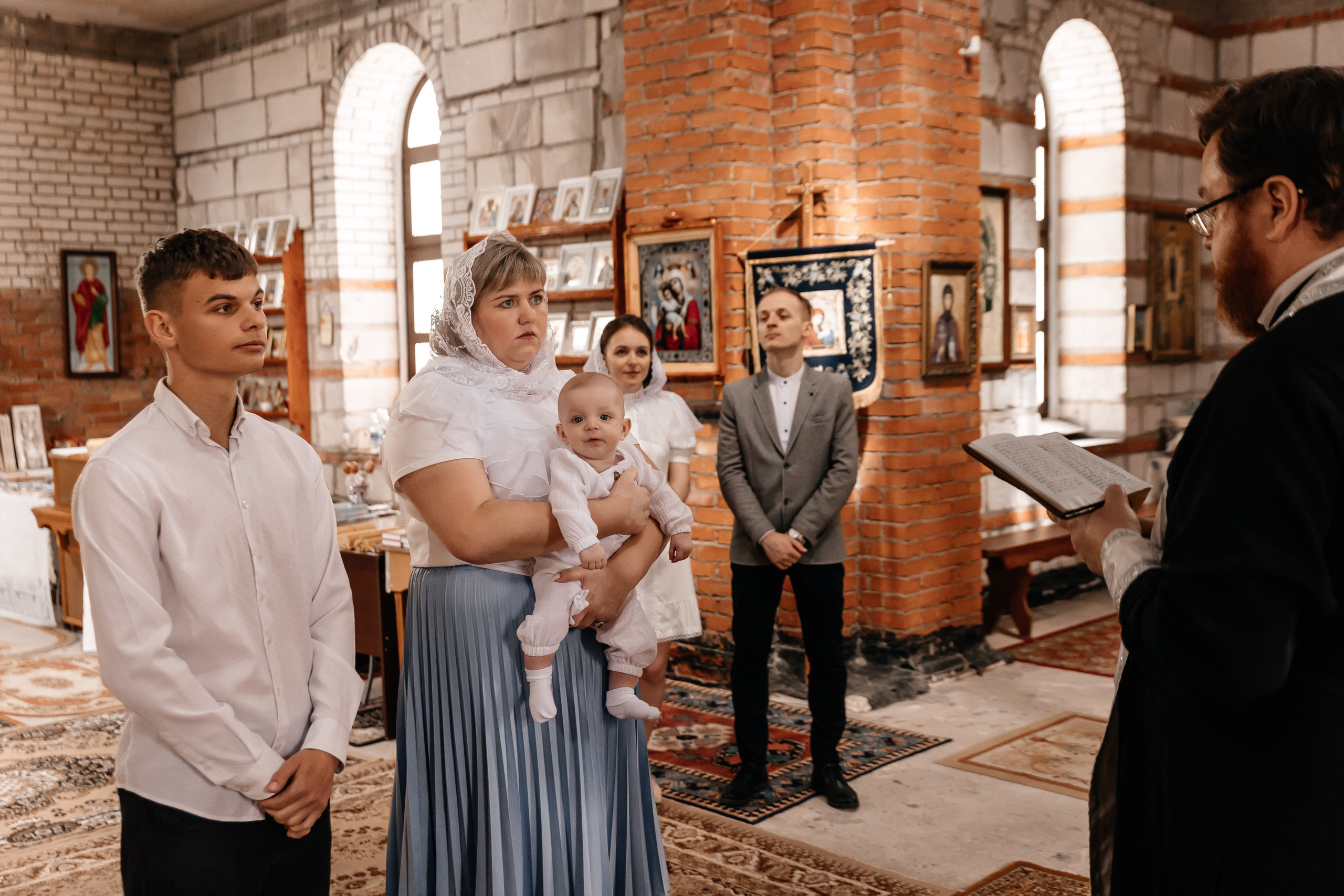 Крещение Максима. Семейный фотограф Минск Усова Ольга