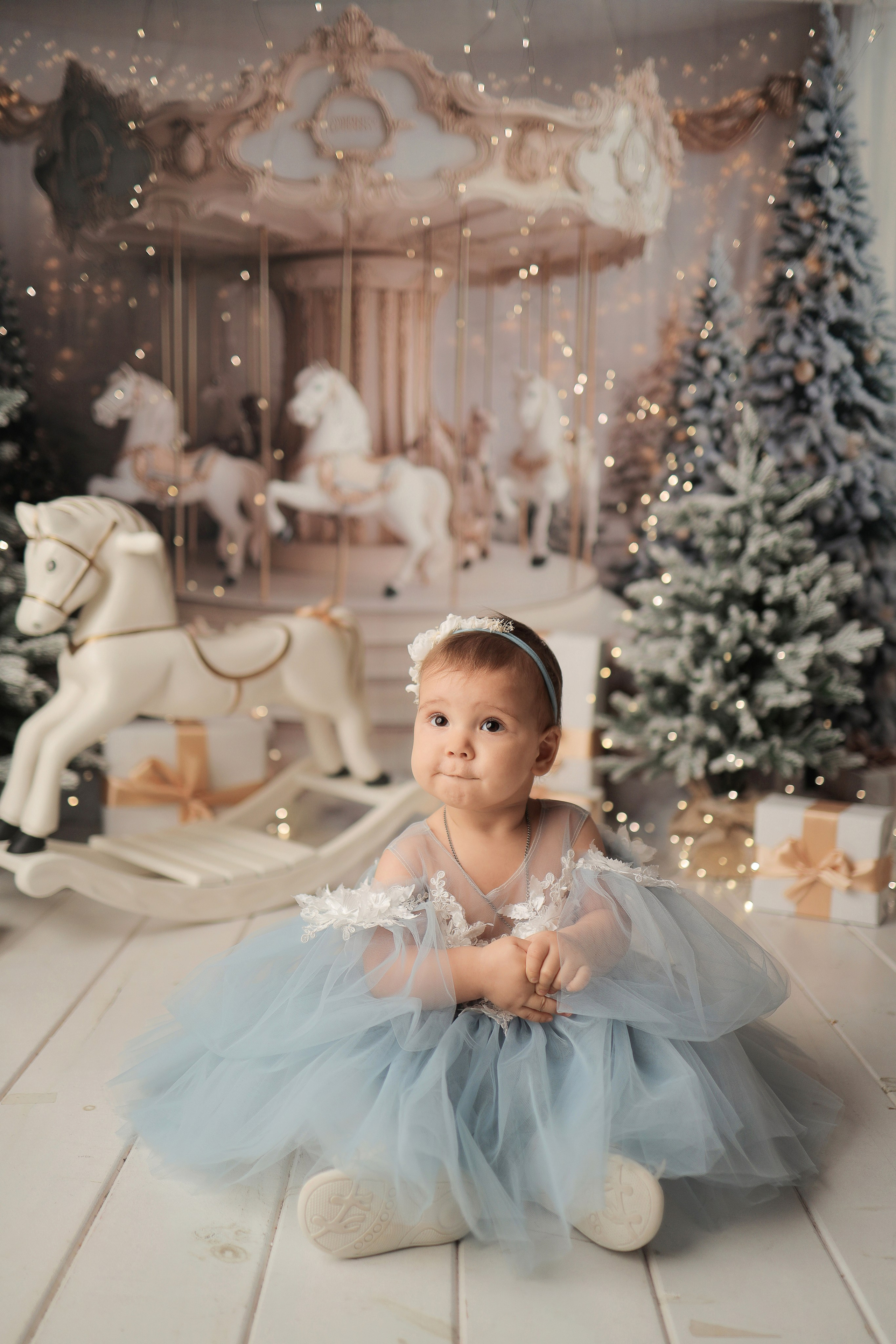 София, 1 годик. Фотограф новорожденных в Новокузнецке Анна Горошникова